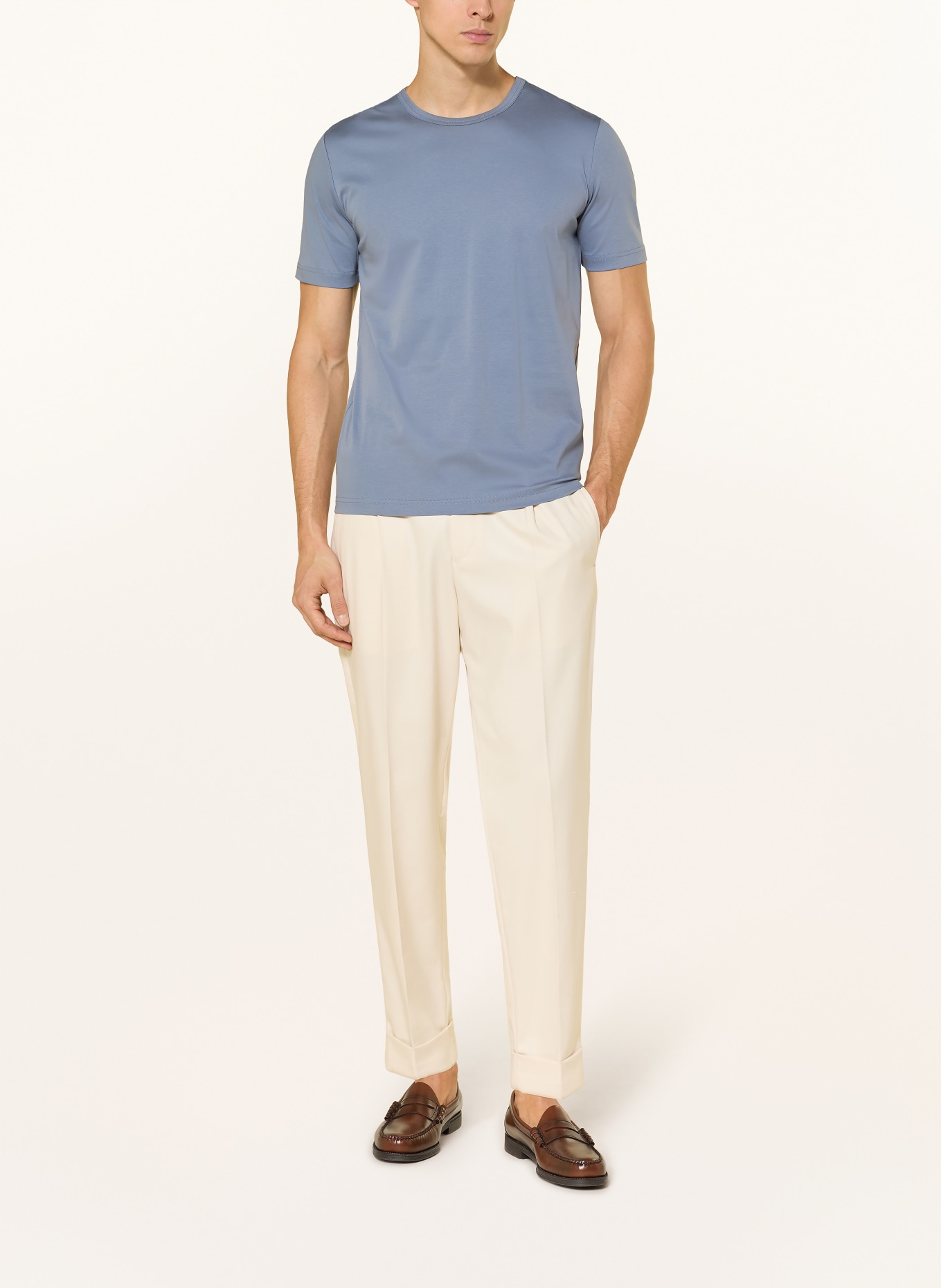 TIGER OF SWEDEN T-Shirt OLAF: BLAUGRAU