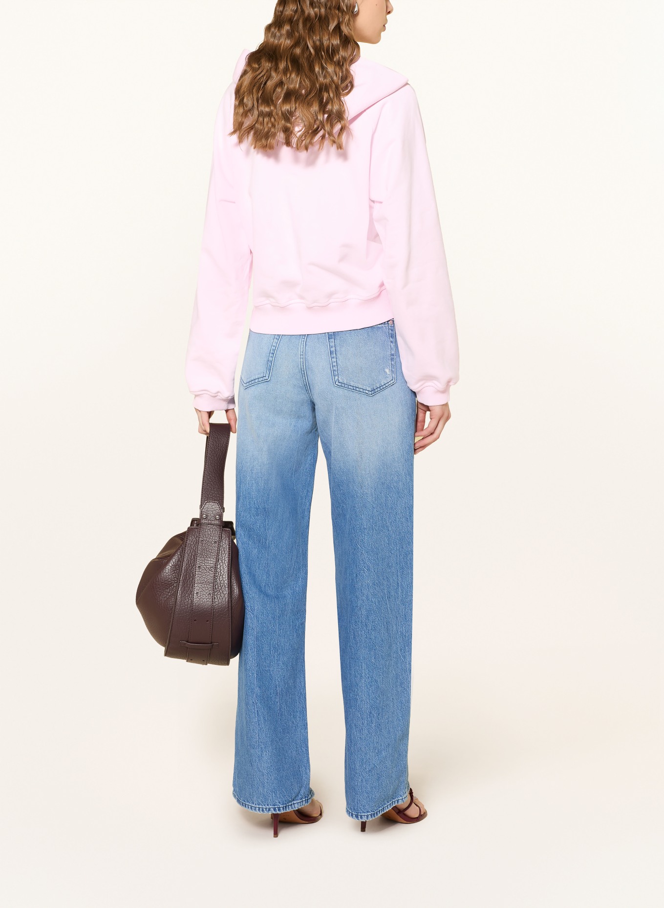 JOOP! JEANS Mikina s kapucí: RŮŽOVÁ