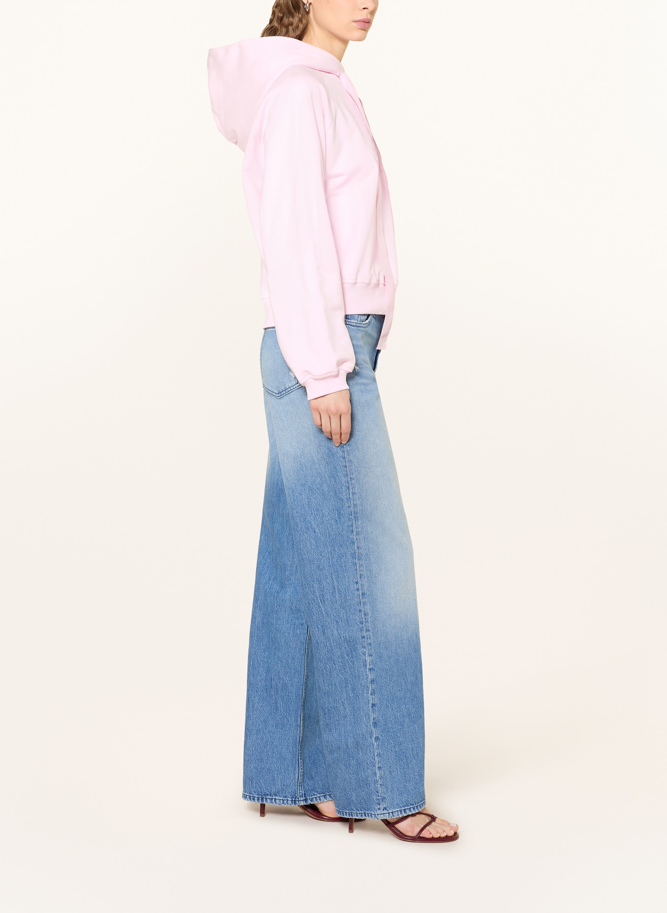 JOOP! JEANS Mikina s kapucí: RŮŽOVÁ