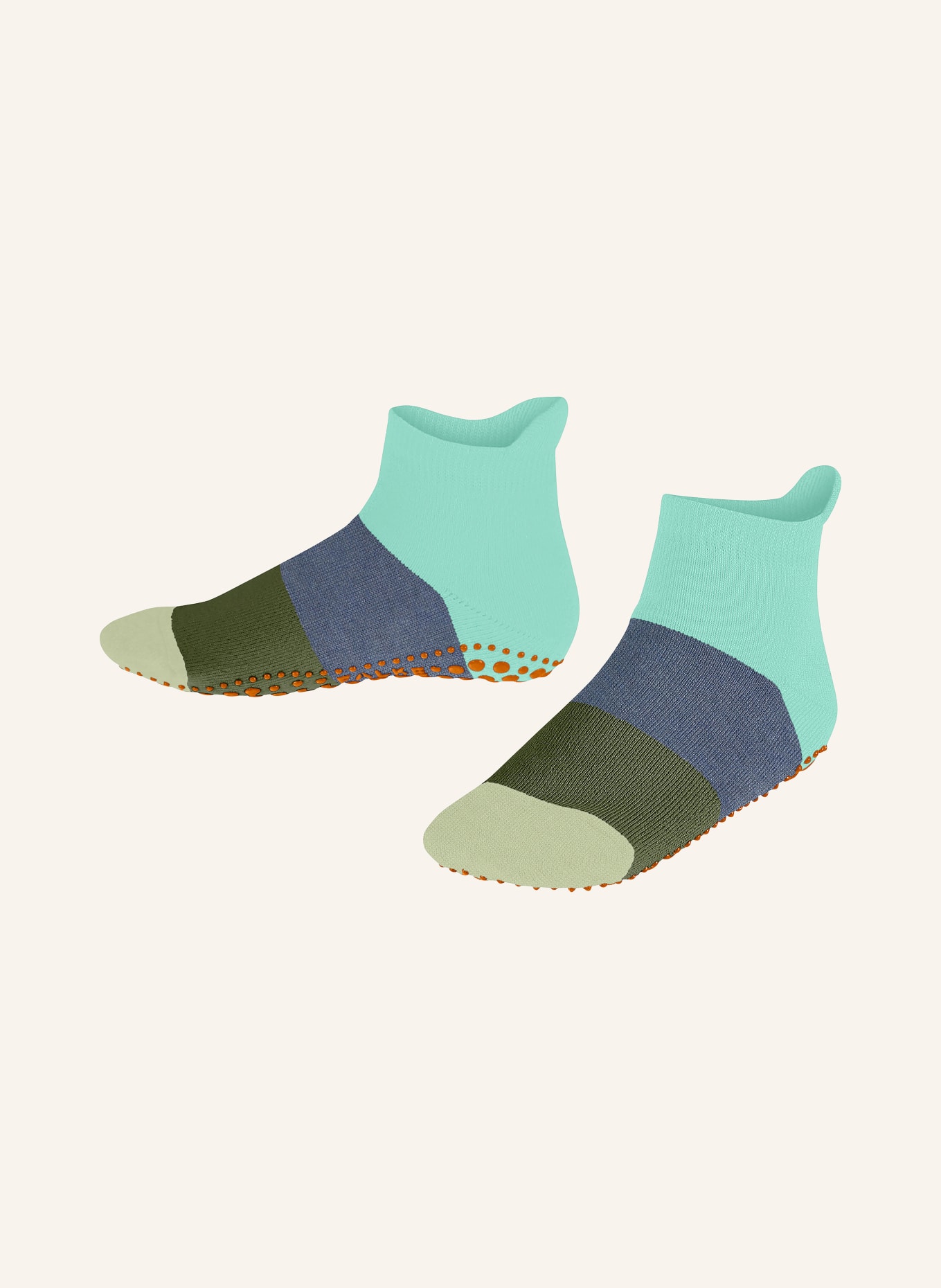 FALKE Stoppersocken COLOUR BLOCK: 7218 spearmint