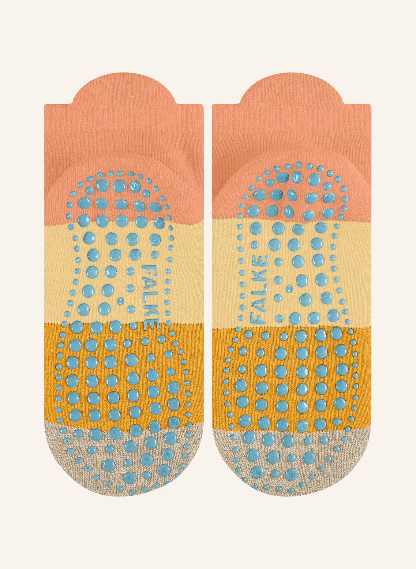FALKE Stoppersocken COLOUR BLOCK: 8766 peach