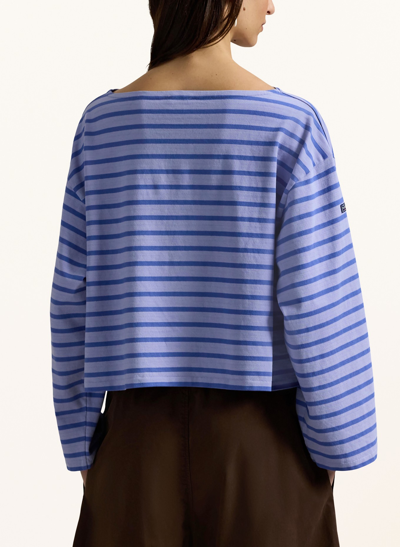 POLO RALPH LAUREN Tričko s dlouhým rukávem: TMAVĚ MODRÁ / MODRÁ