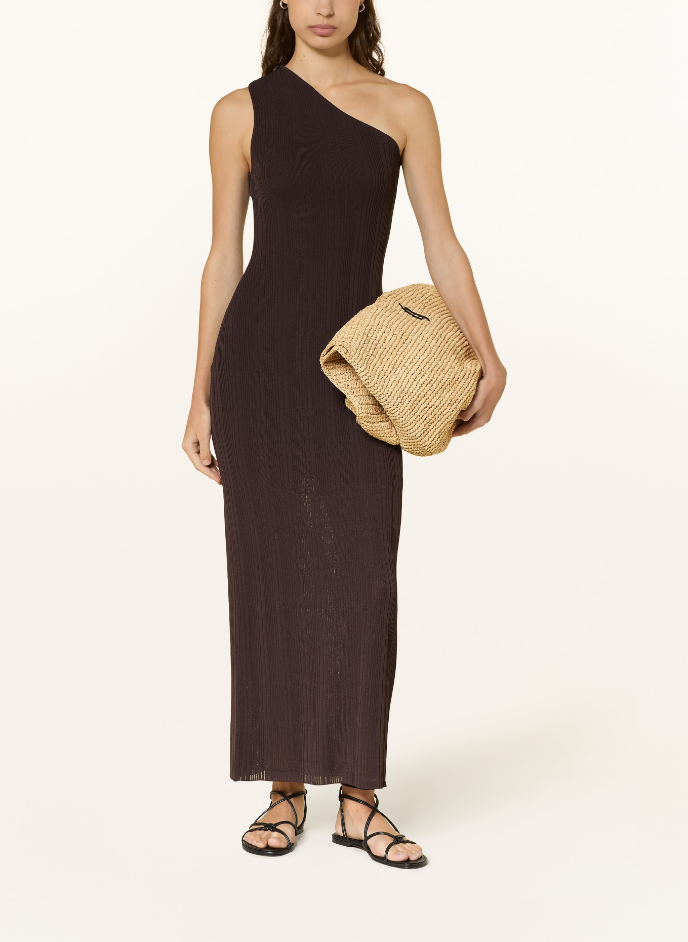 JETS Australia plážové šaty: TMAVĚ HNĚDÁ