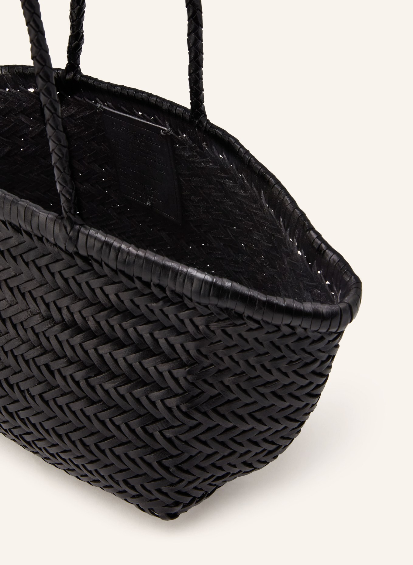 DRAGON DIFFUSION BAMBOO TRIPLE JUMP SMALL handbag: BLACK