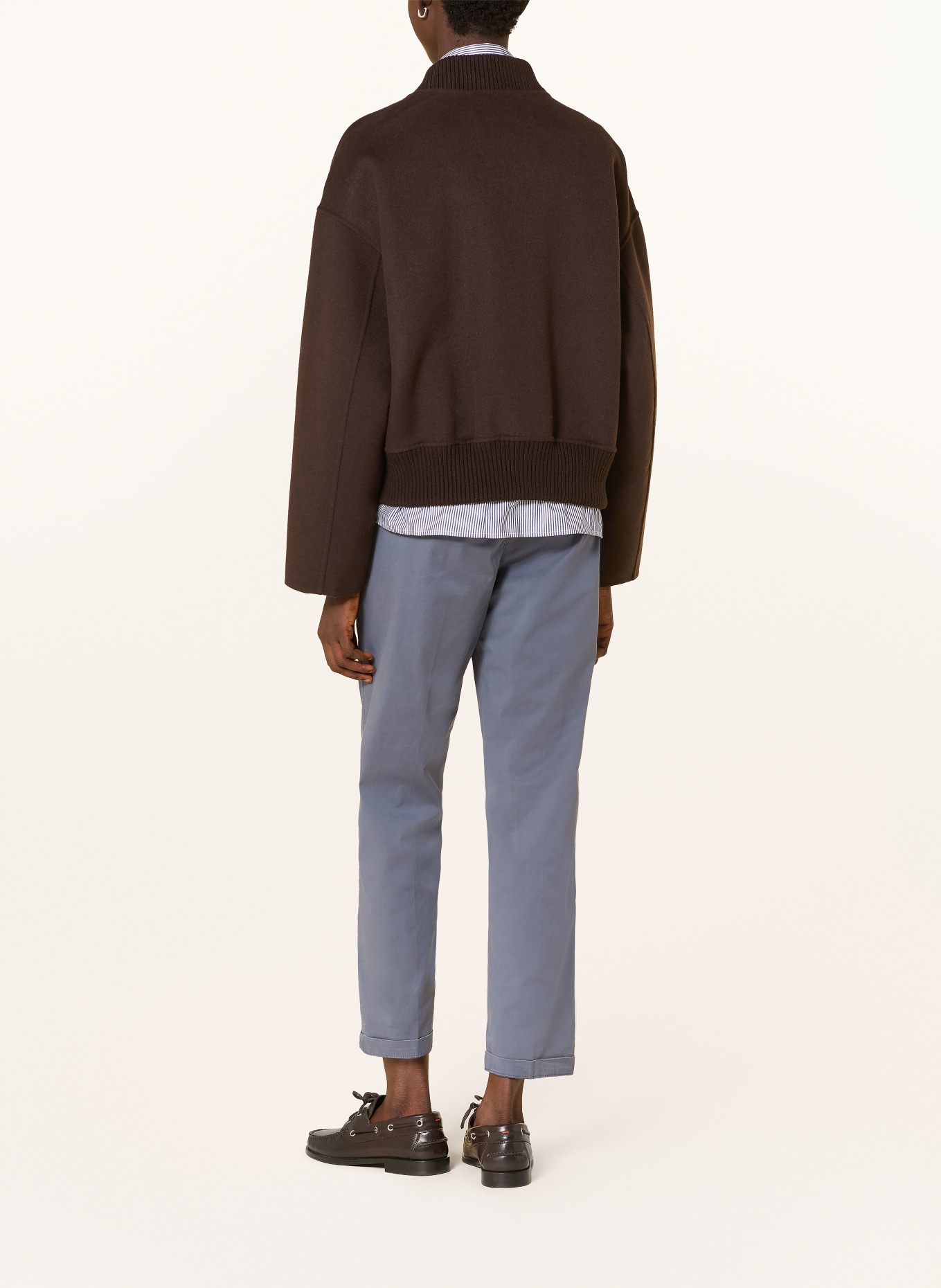 MAC Chinosy 7/8: SZARONIEBIESKI