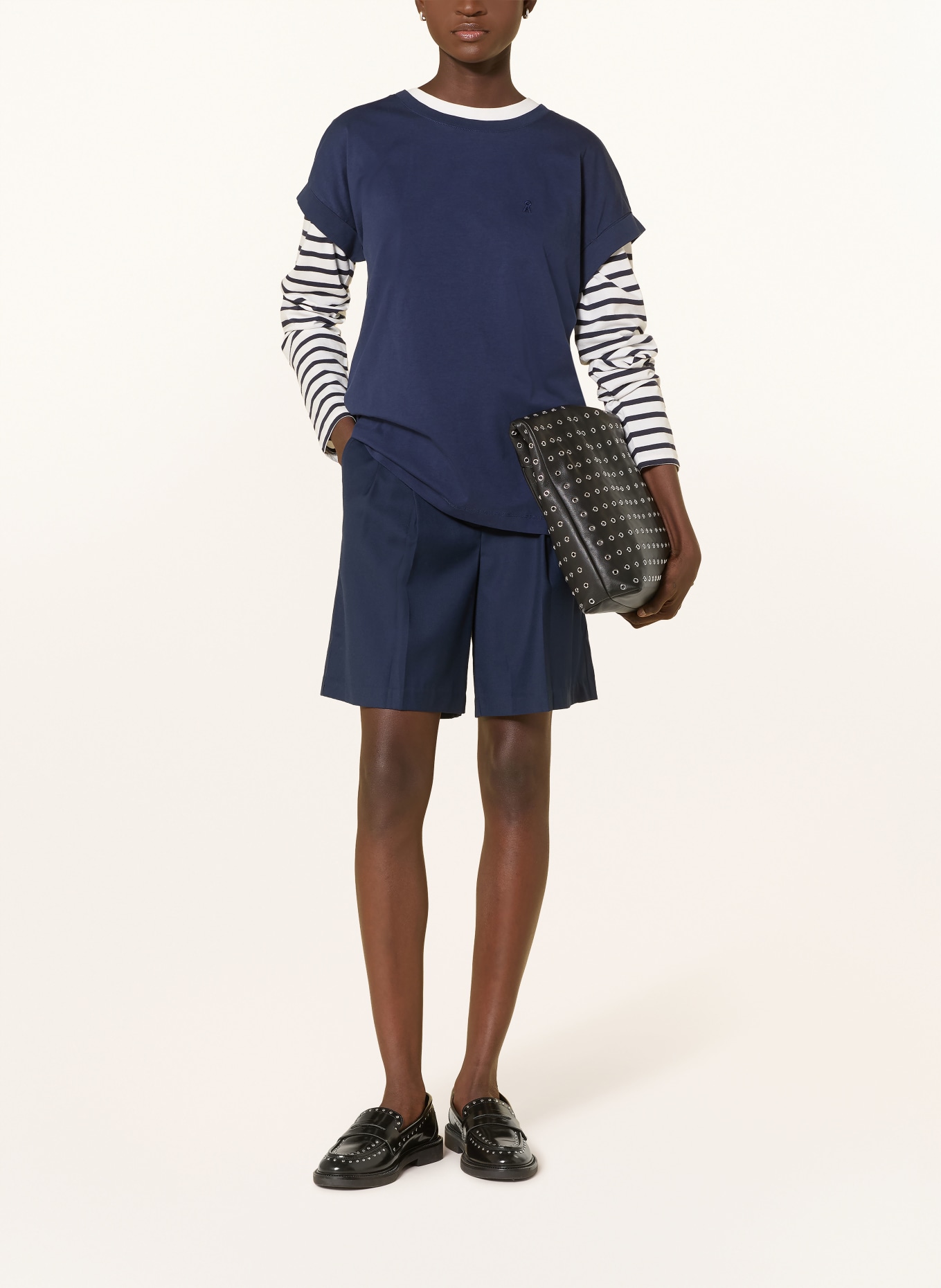 ARMEDANGELS T-Shirt IDAARA: DUNKELBLAU