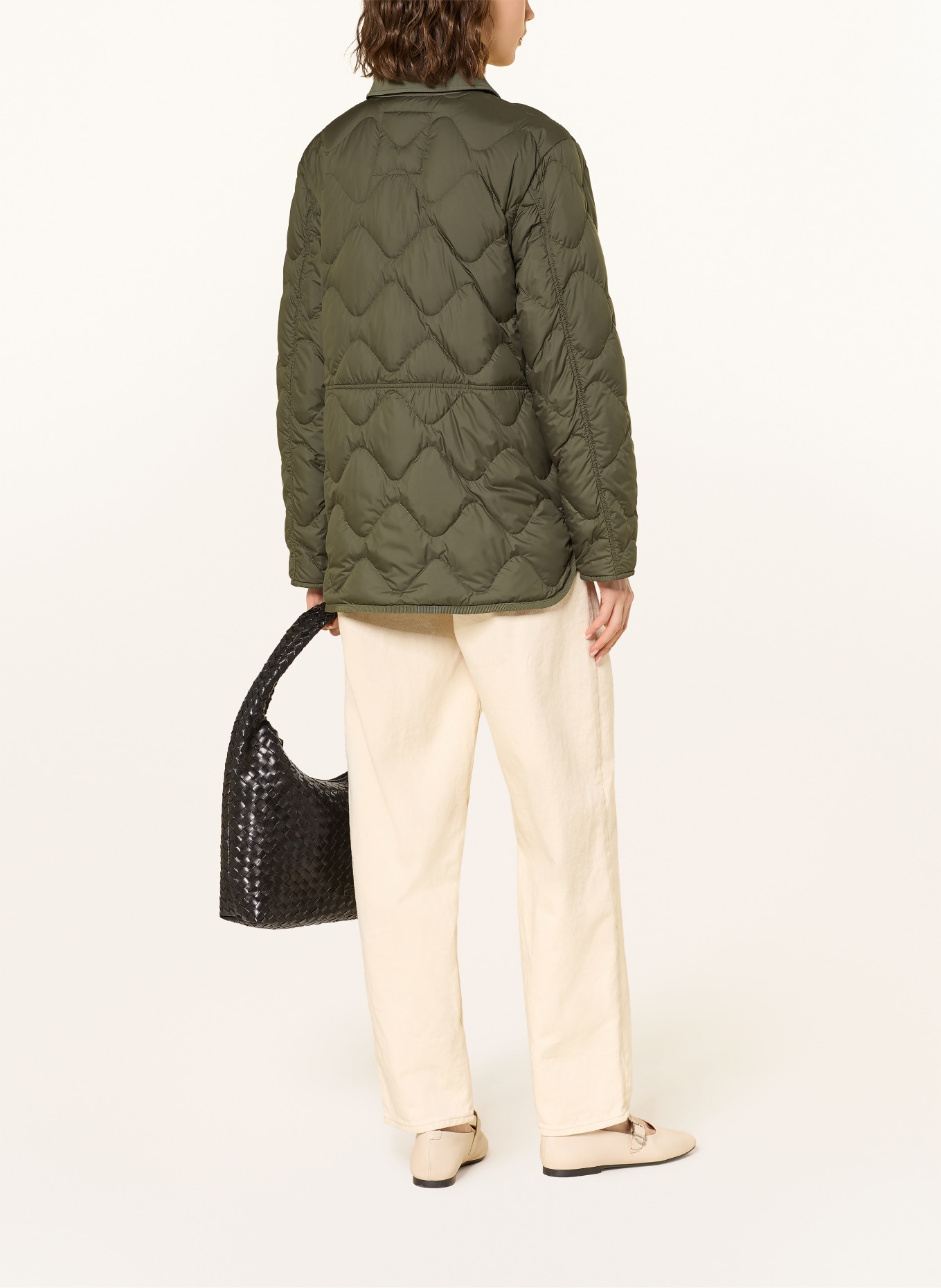 WOOLRICH Prošívaná bunda HERITAGE: KHAKI