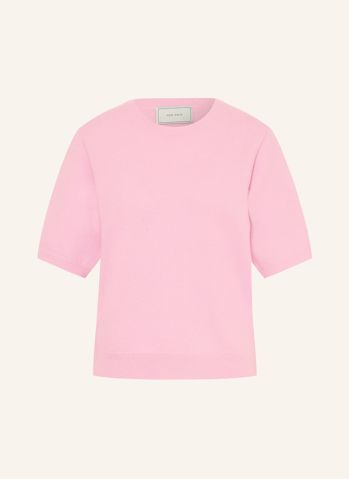 NEO NOIR Úpletové tričko MISSY: RŮŽOVÁ