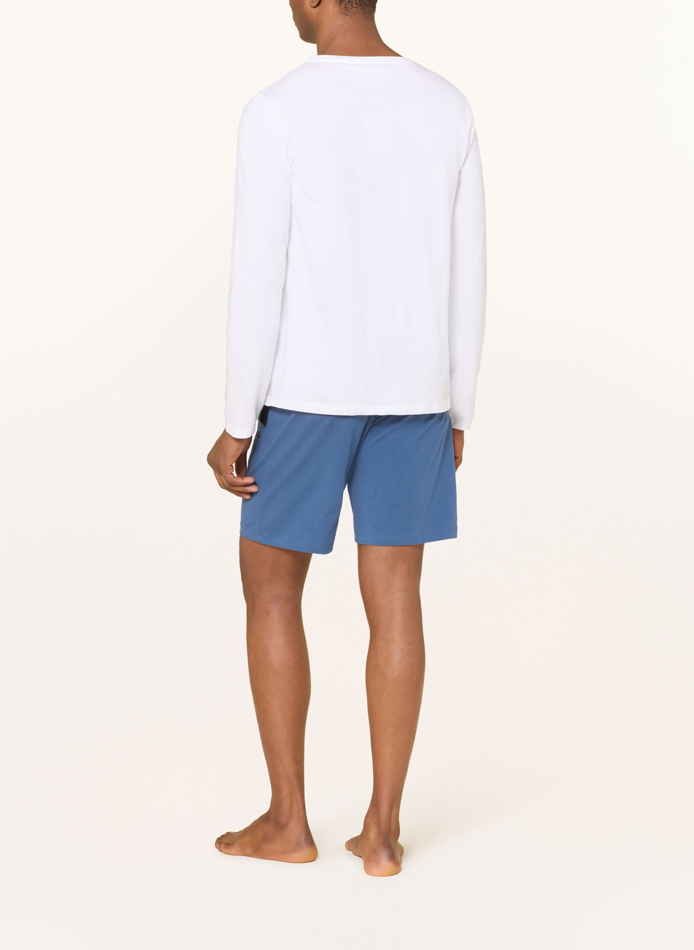 BOSS Lounge-Shorts MIX&MATCH: BLAU