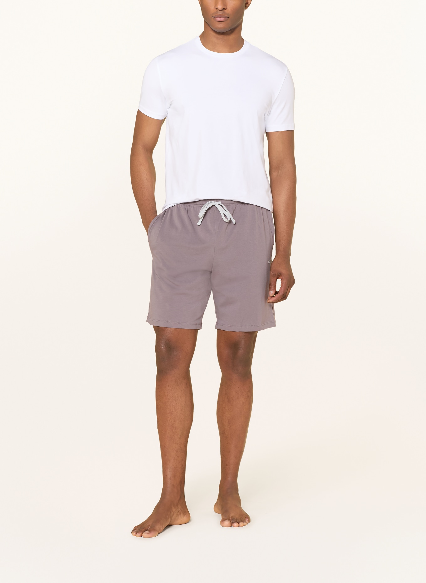 BOSS Lounge-Shorts MIX&MATCH: LILA
