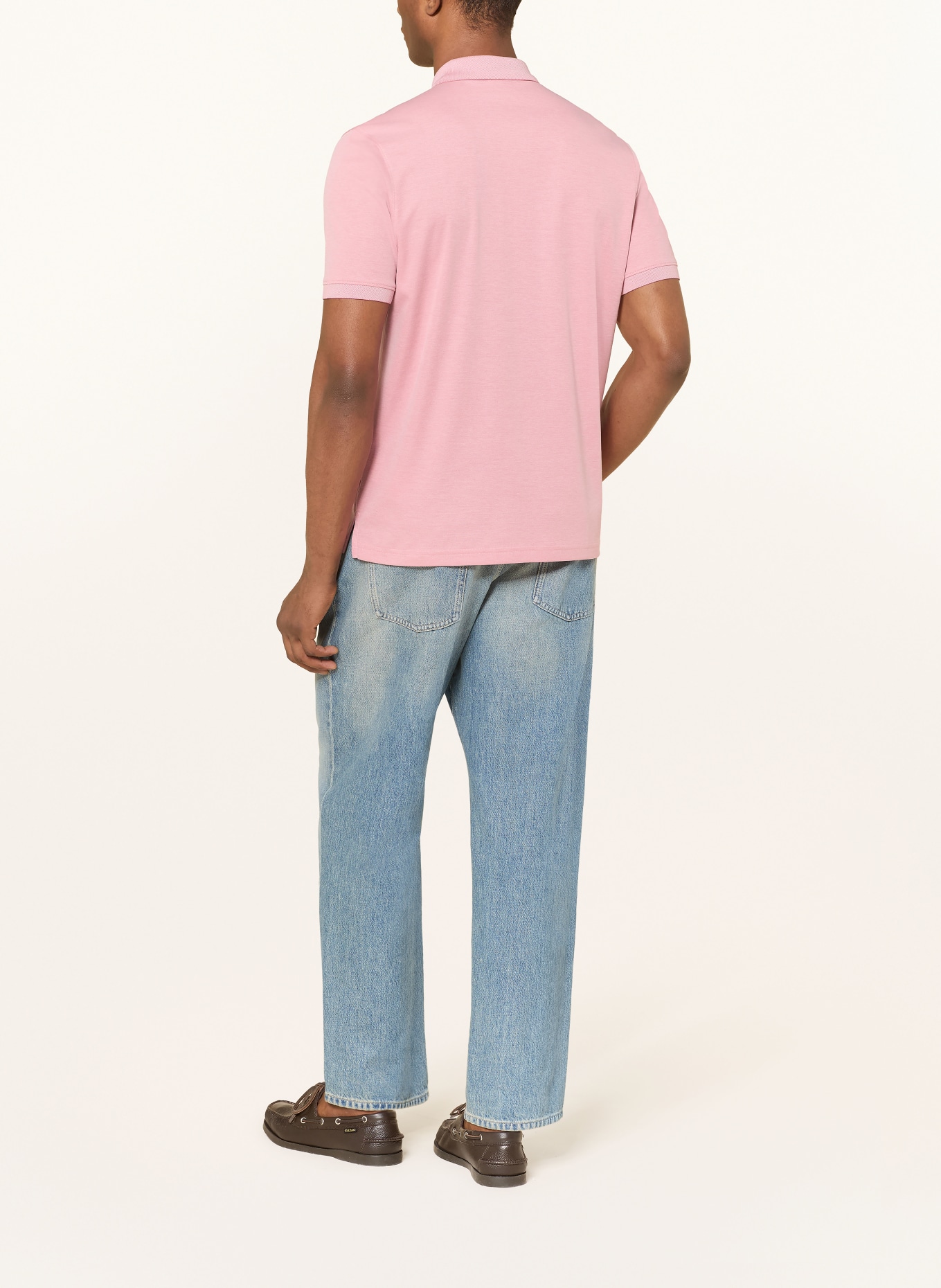 RAGMAN Piqué-Poloshirt: ROSA