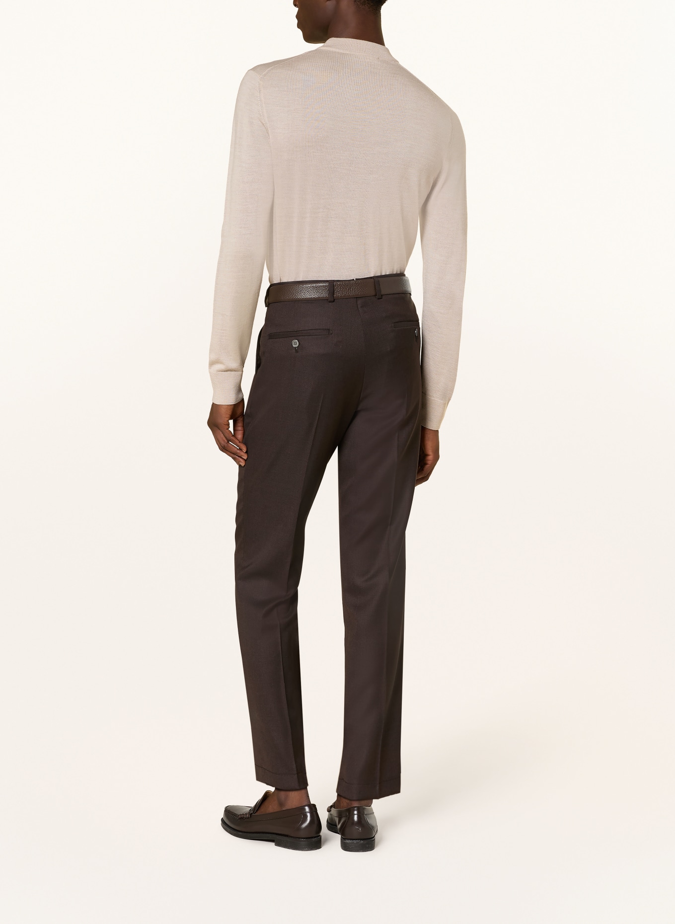 windsor. Pantalon de costume SILVI Shaped Fit: 202 Dark Brown 202