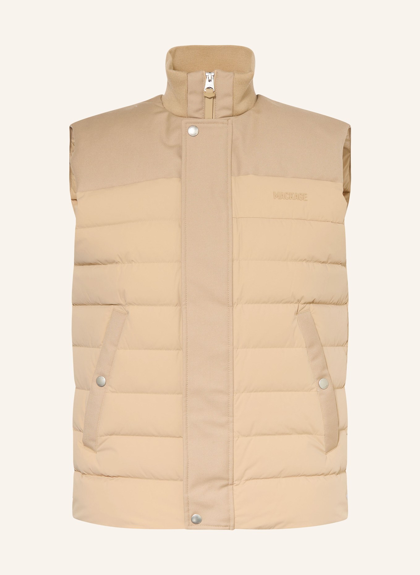 Mackage BRODY down vest: LIGHT BROWN