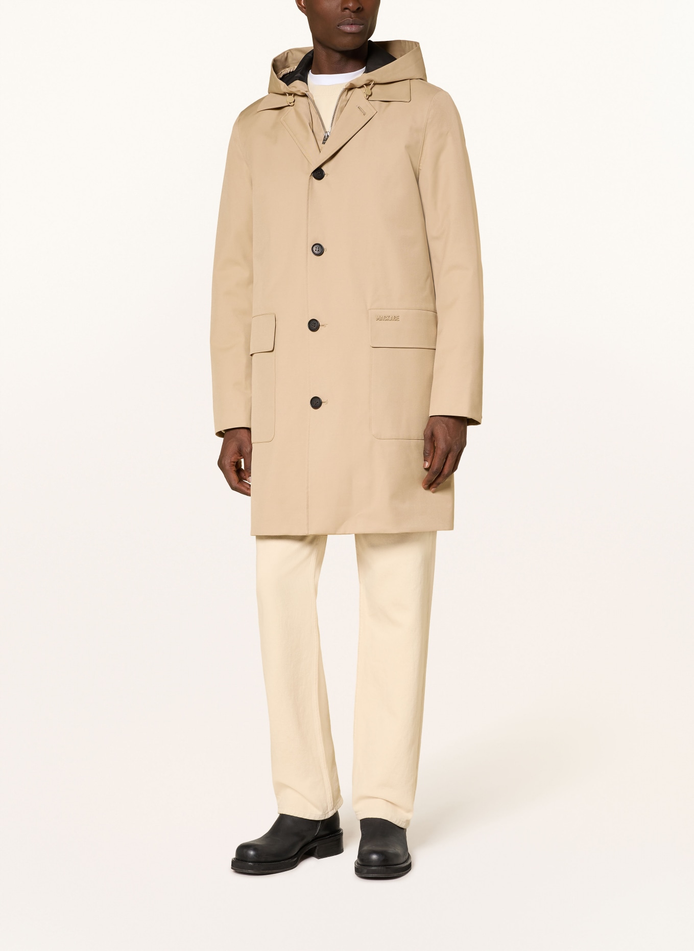 Mackage Płaszcz puchowy MATHIAS: BEŻOWY