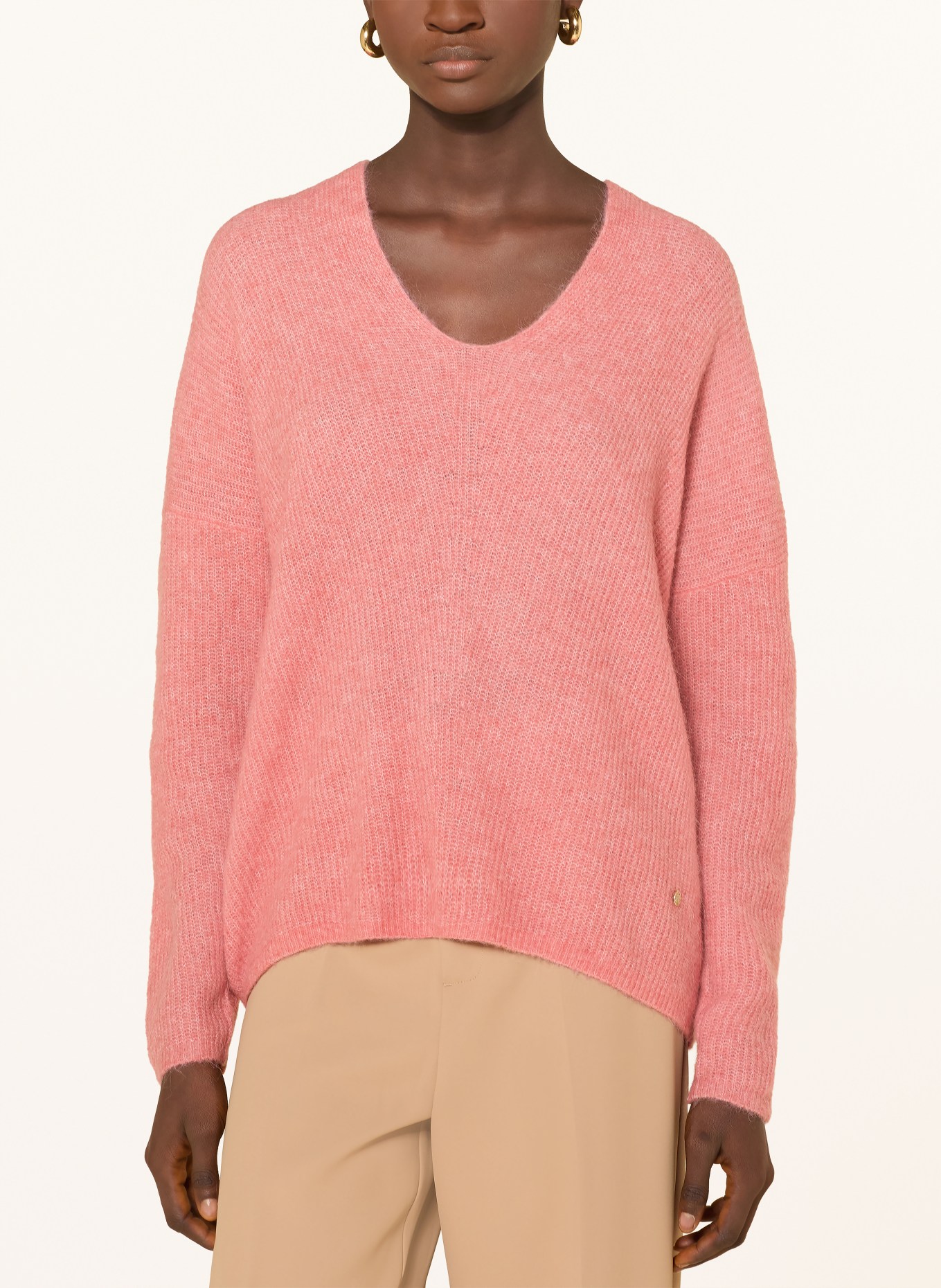 MOS MOSH Pullover THORA mit Alpaka: ROSA