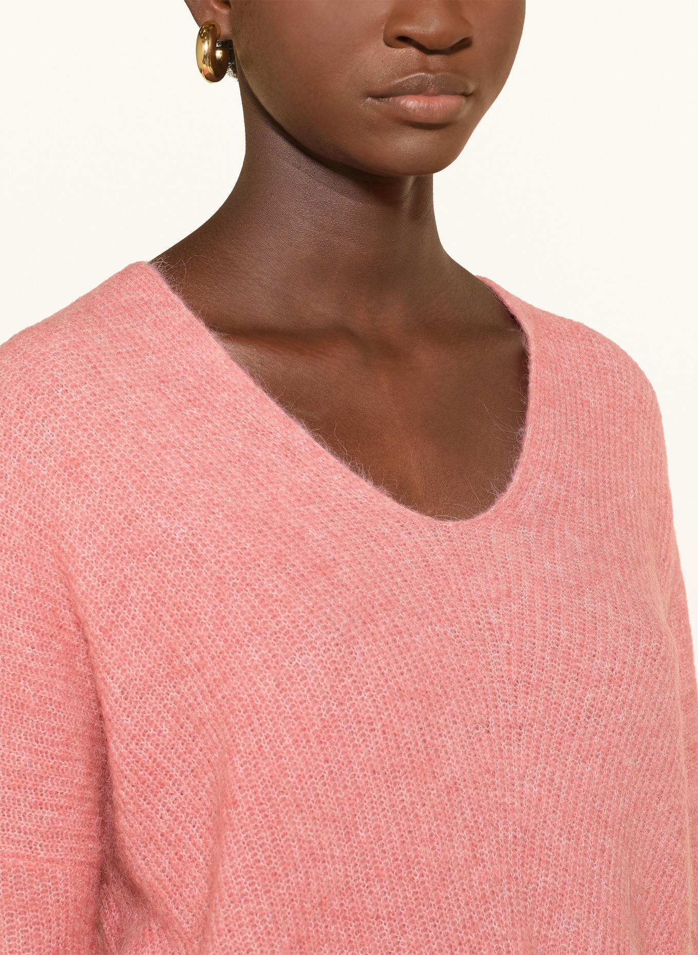 MOS MOSH Pullover THORA mit Alpaka: ROSA