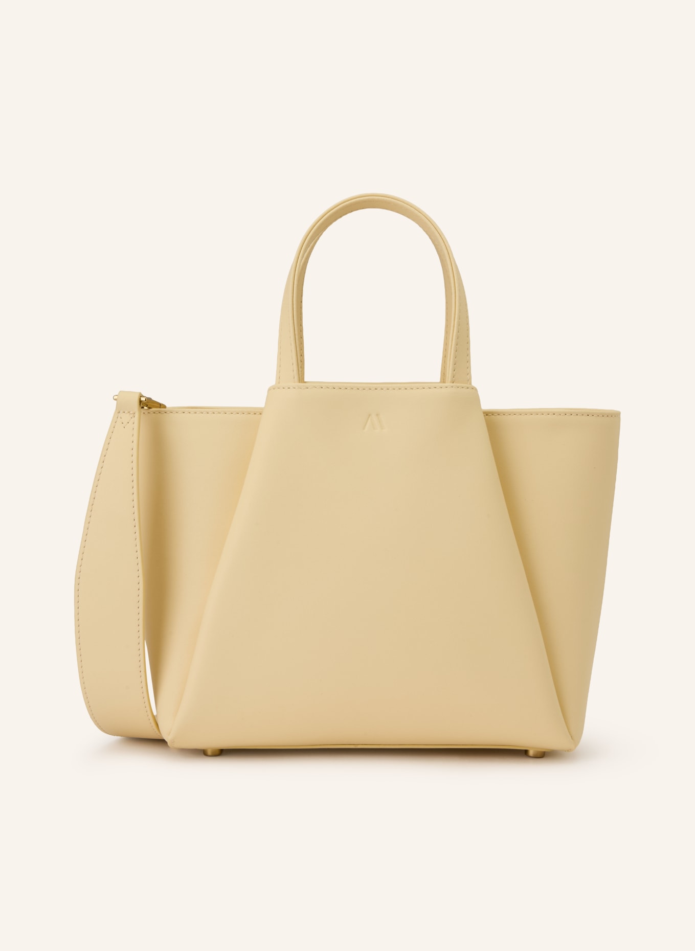 KAAI Handtasche PYRAMID MINI: BEIGE / GOLD