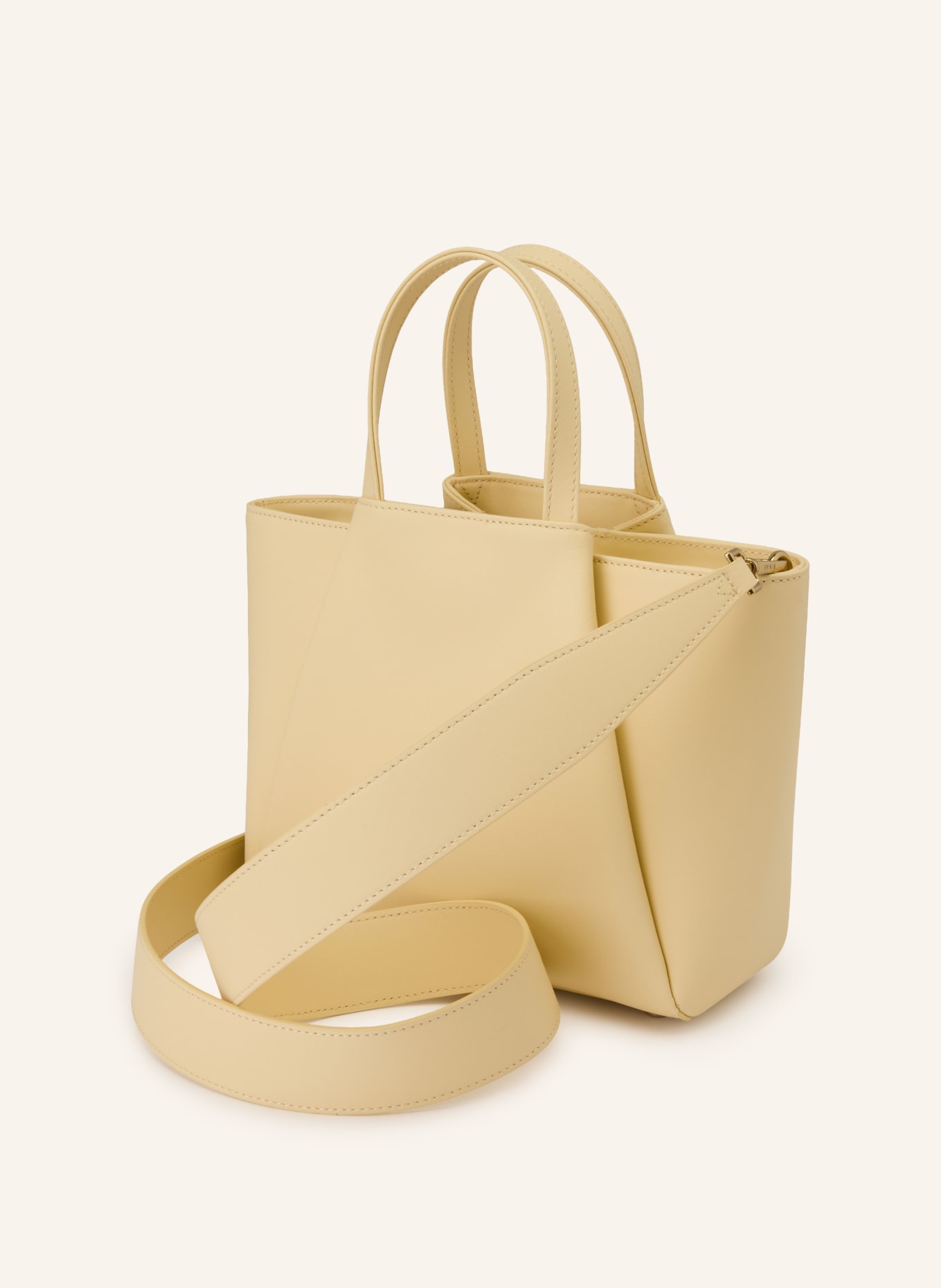 KAAI Handtasche PYRAMID MINI: BEIGE / GOLD