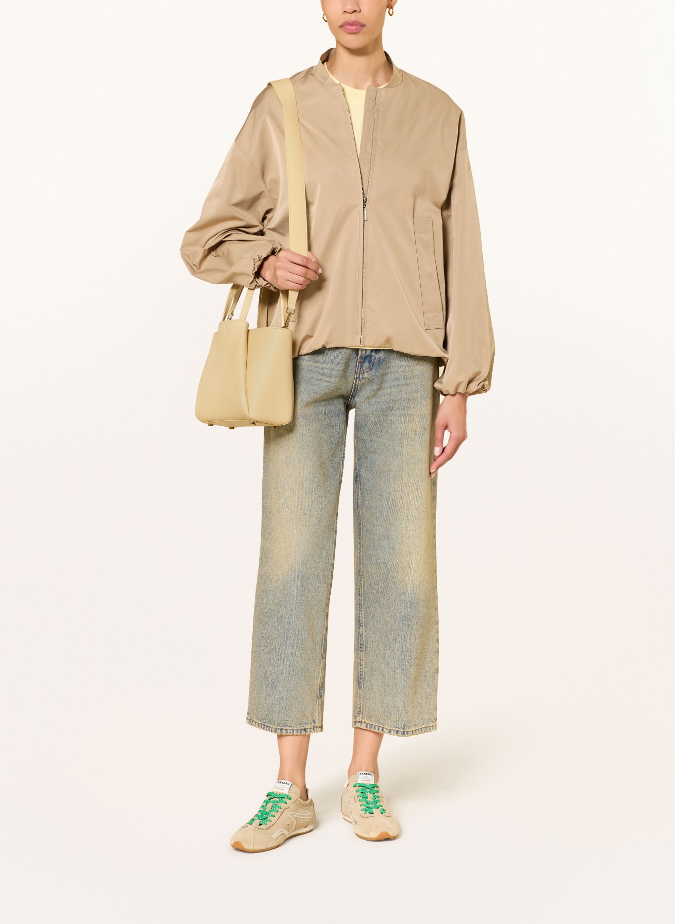 KAAI Handtasche PYRAMID MINI: BEIGE / GOLD