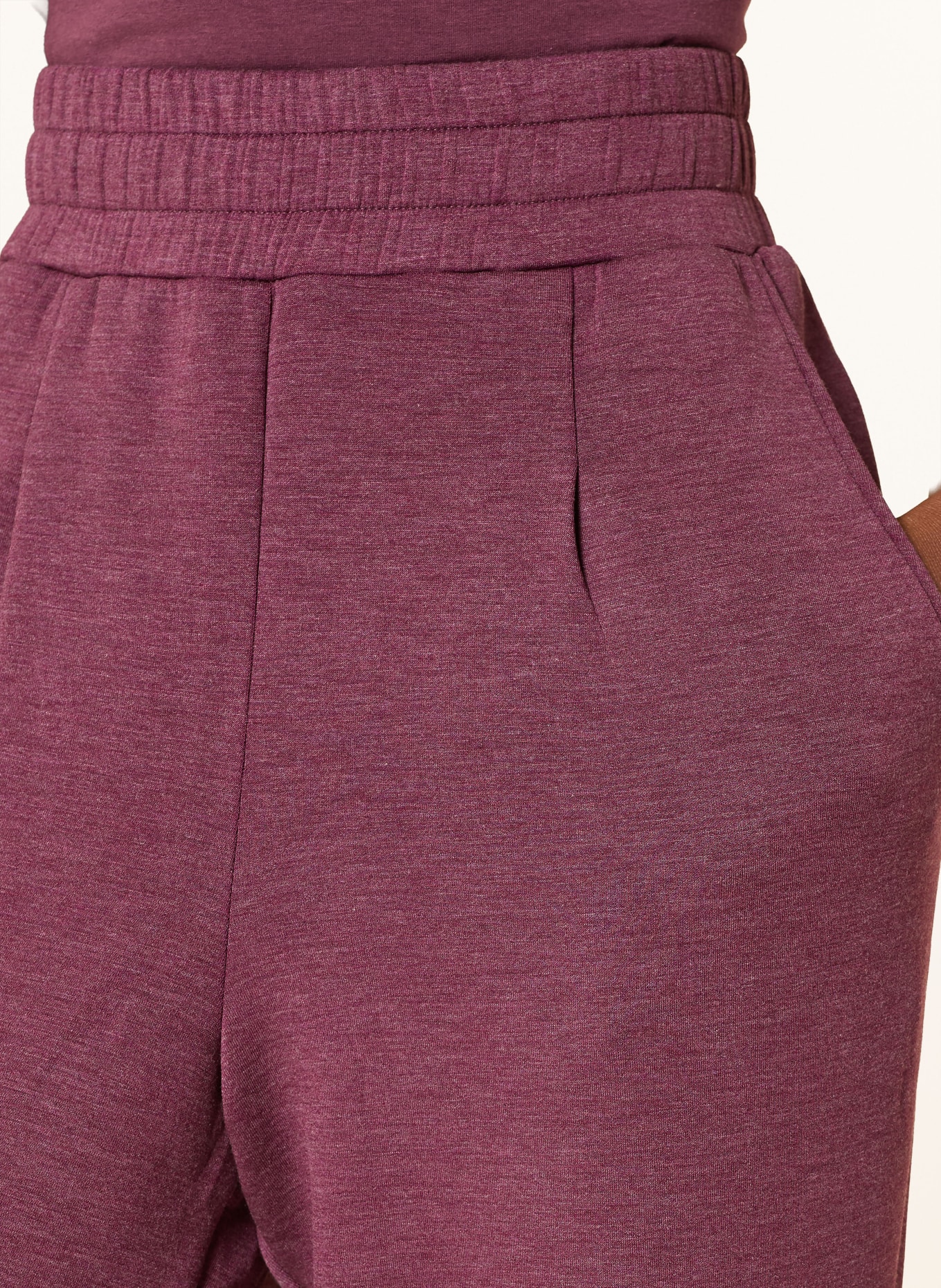 VARLEY Sweatpants THE ROLLED CUFF PANTS: DARK RED