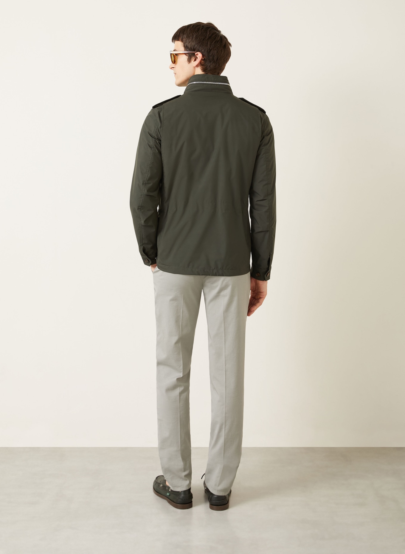 MOORER Fieldjacket DENVER-STP: DARK GREEN