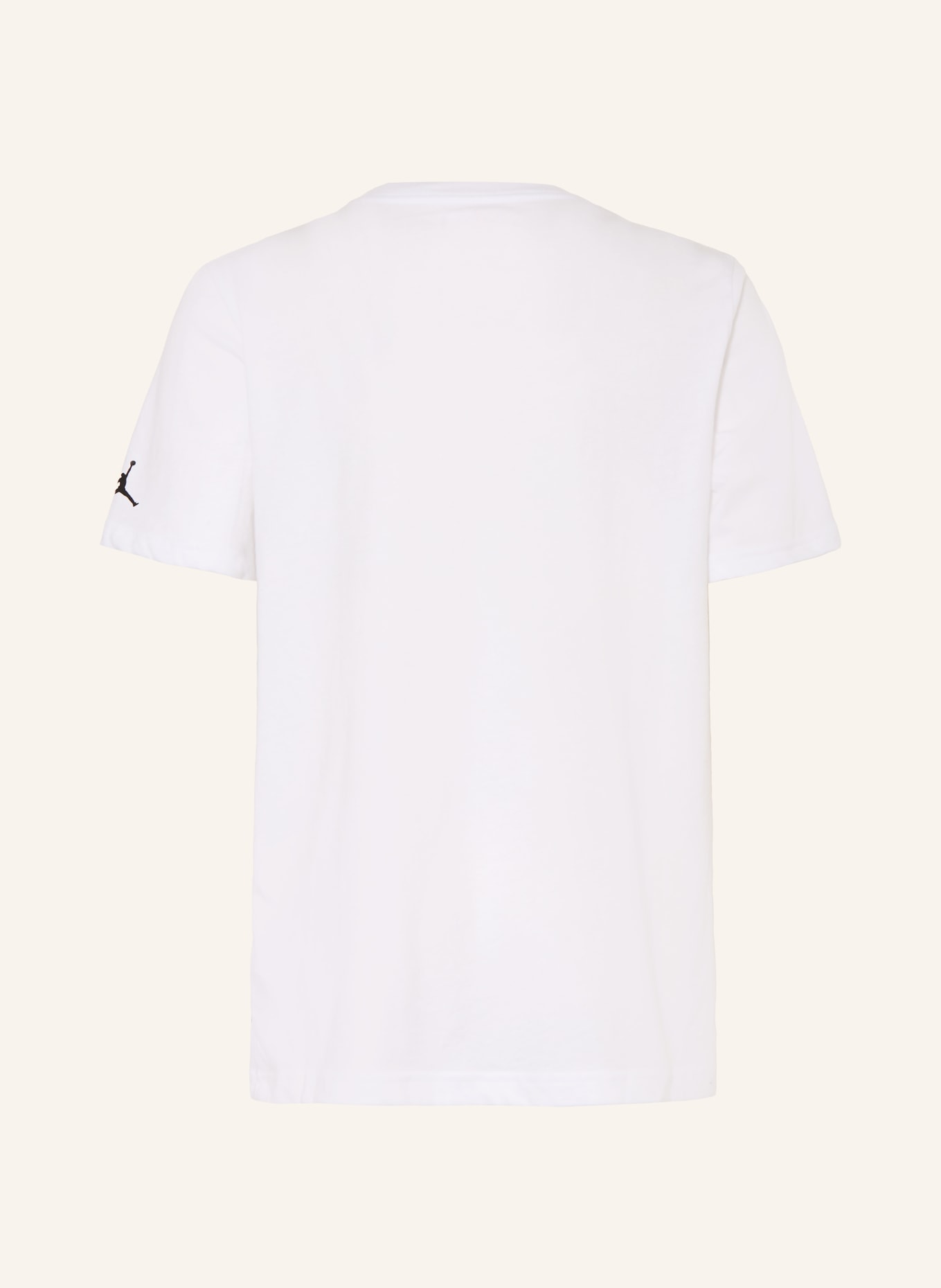 JORDAN T-shirt: BLANC / ROUGE FONCÉ