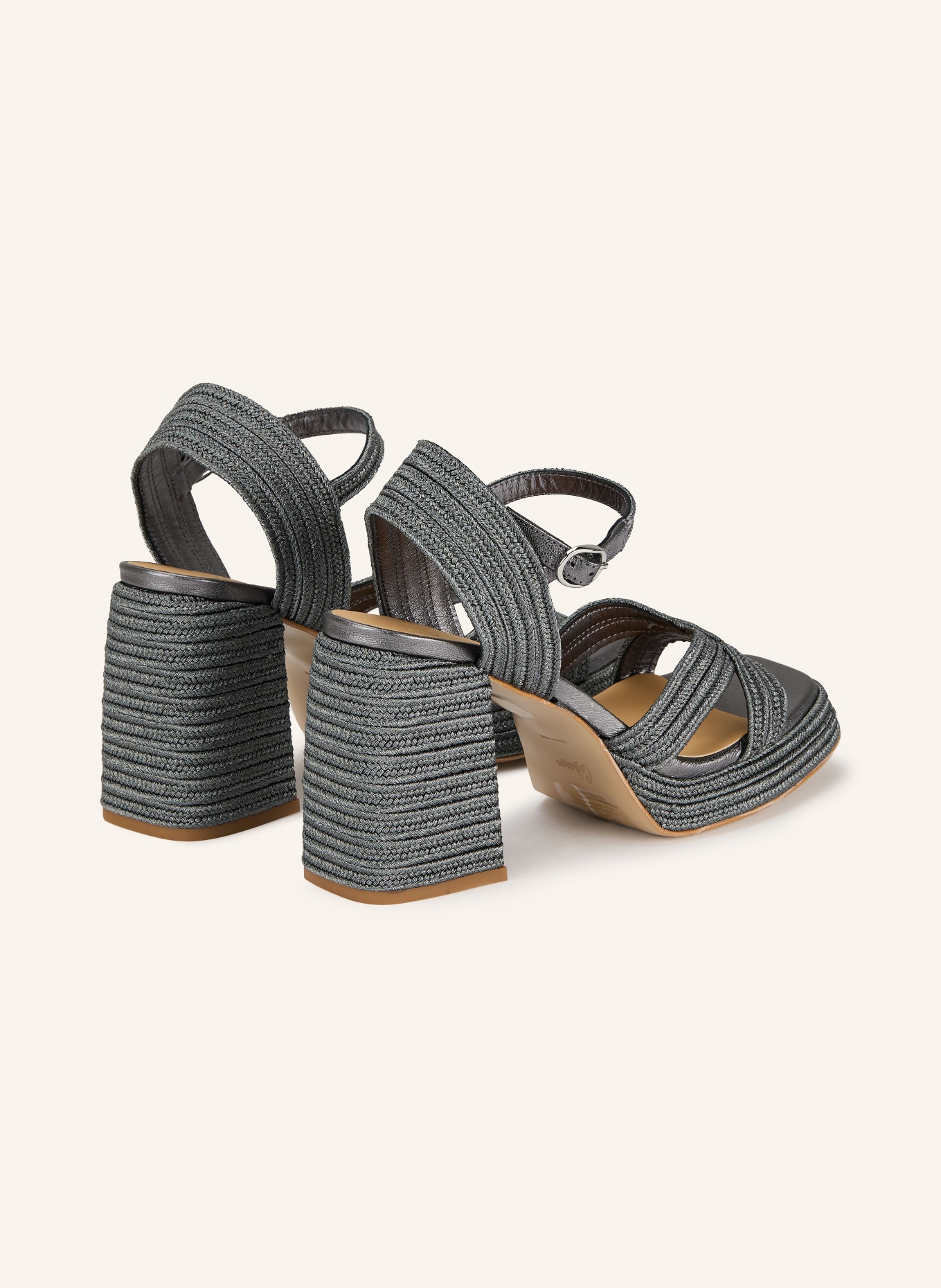 Castaner VALLE sandals: PLATINUM