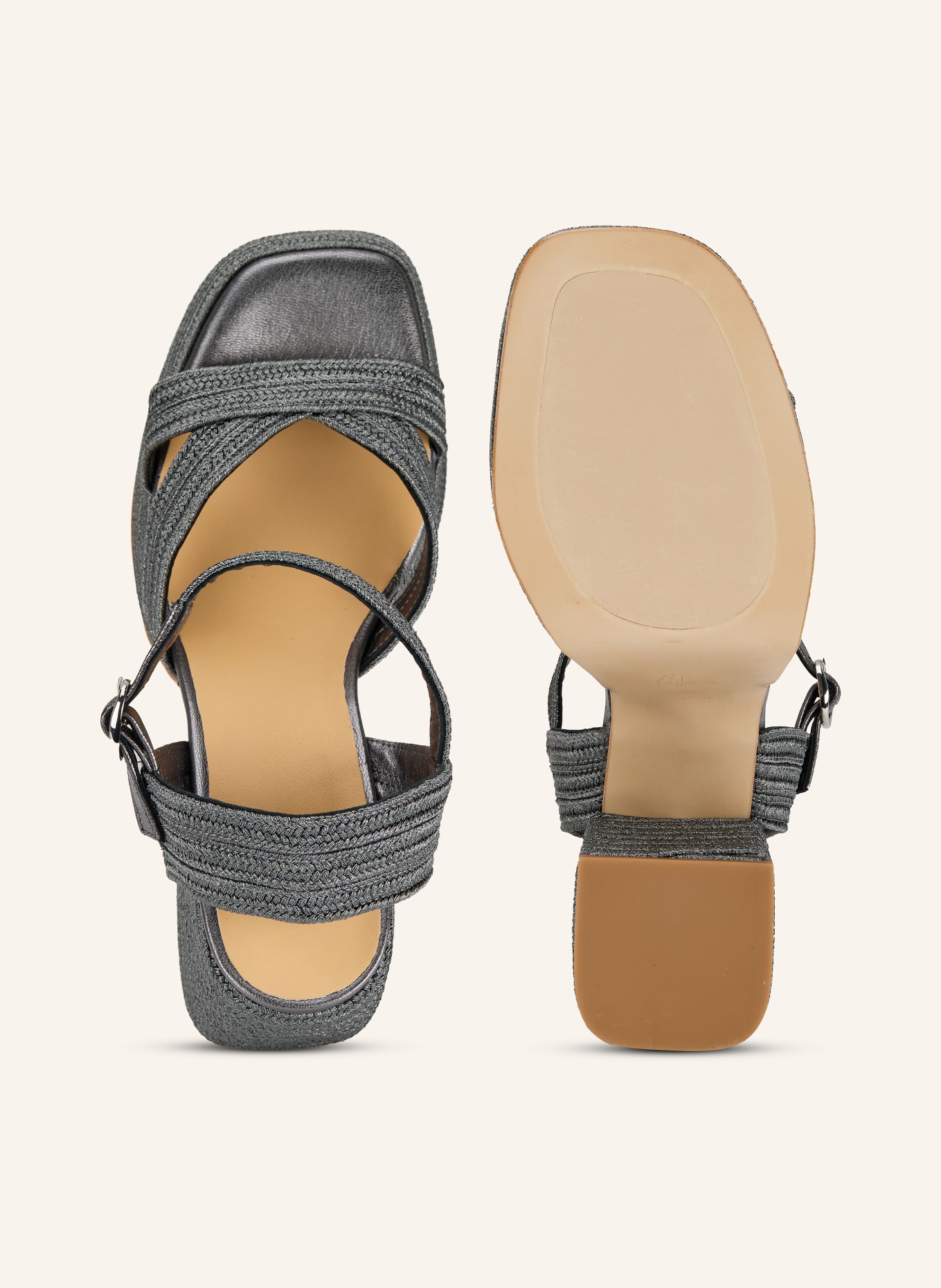 Castaner VALLE sandals: PLATINUM