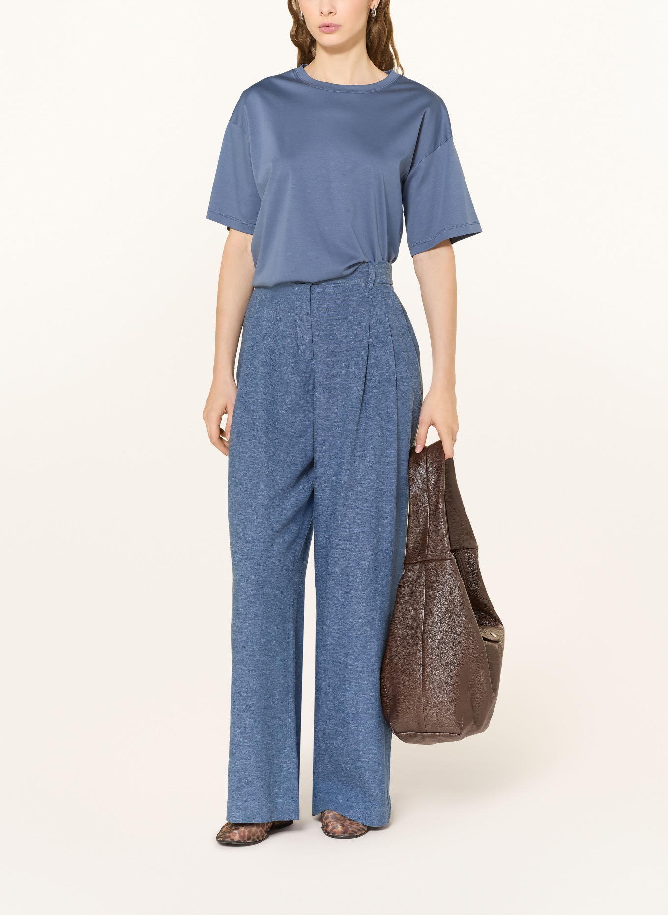 MSCH COPENHAGEN T-Shirt MSCHMOA: BLAUGRAU