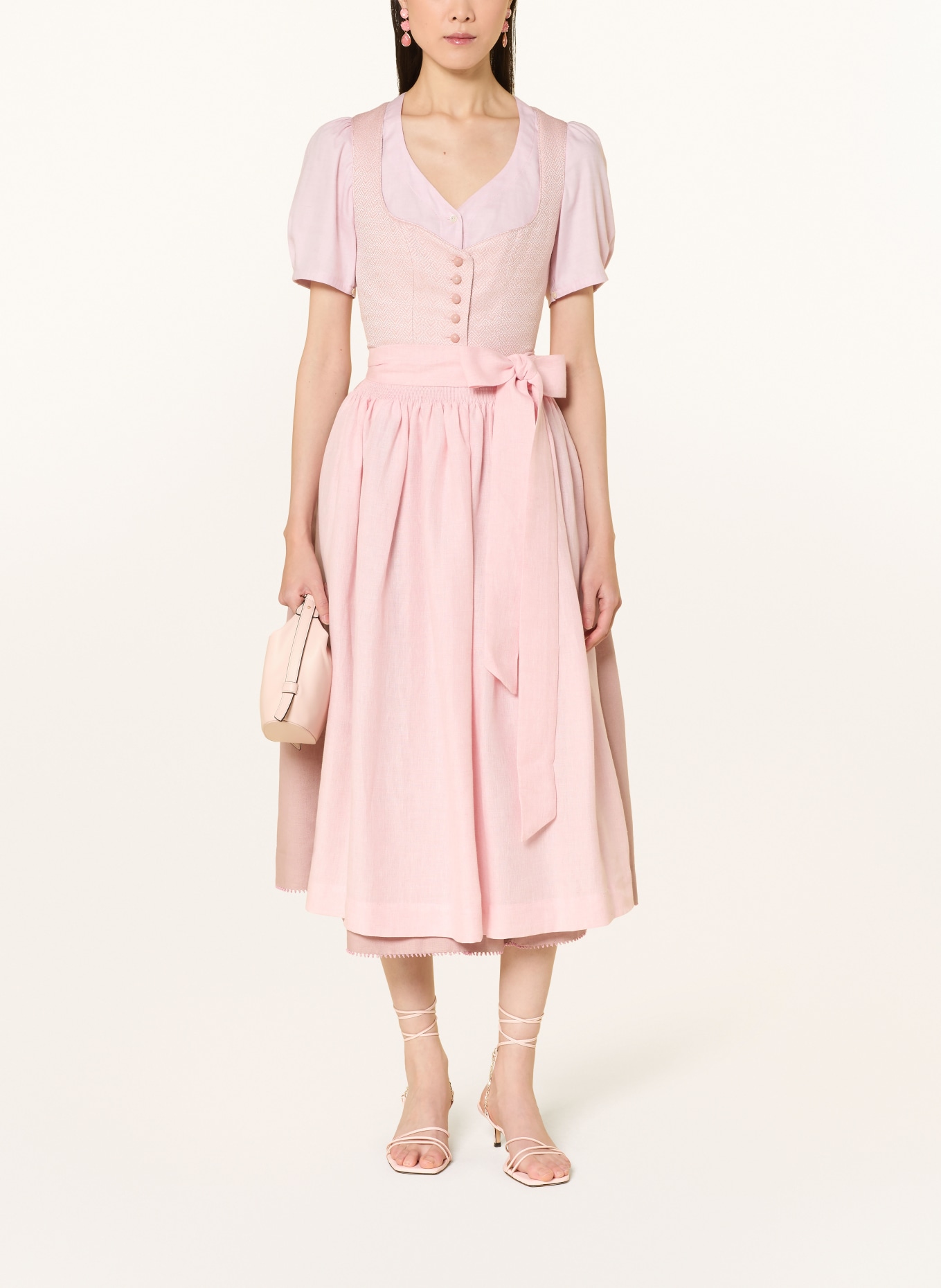 Johann & Johanna Dirndl halenka: SVĚTLE RŮŽOVÁ