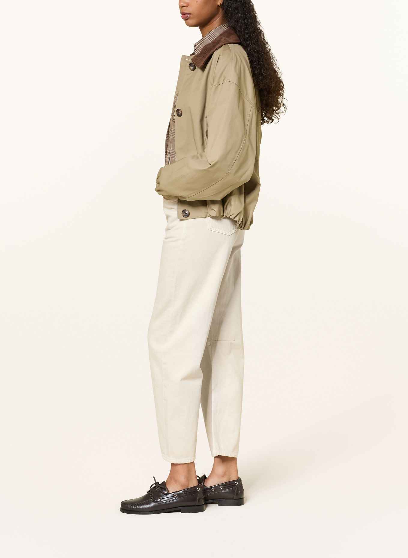 CITIZENS of HUMANITY Cropped jeans MIRO: ALMONDETTE (med/light brown)