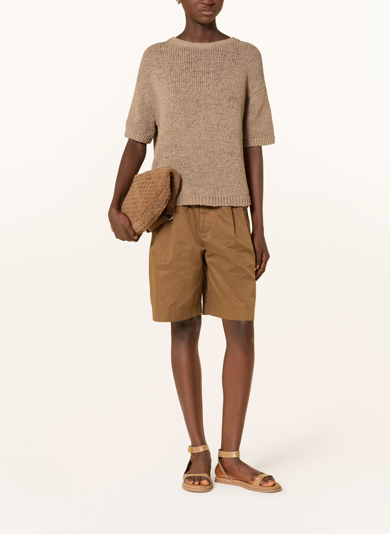 Marc O'Polo Strickshirt: TAUPE