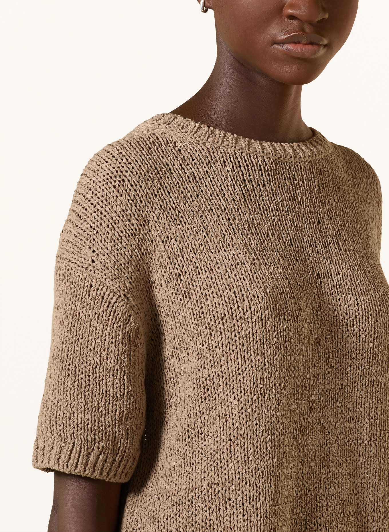 Marc O'Polo Strickshirt: TAUPE