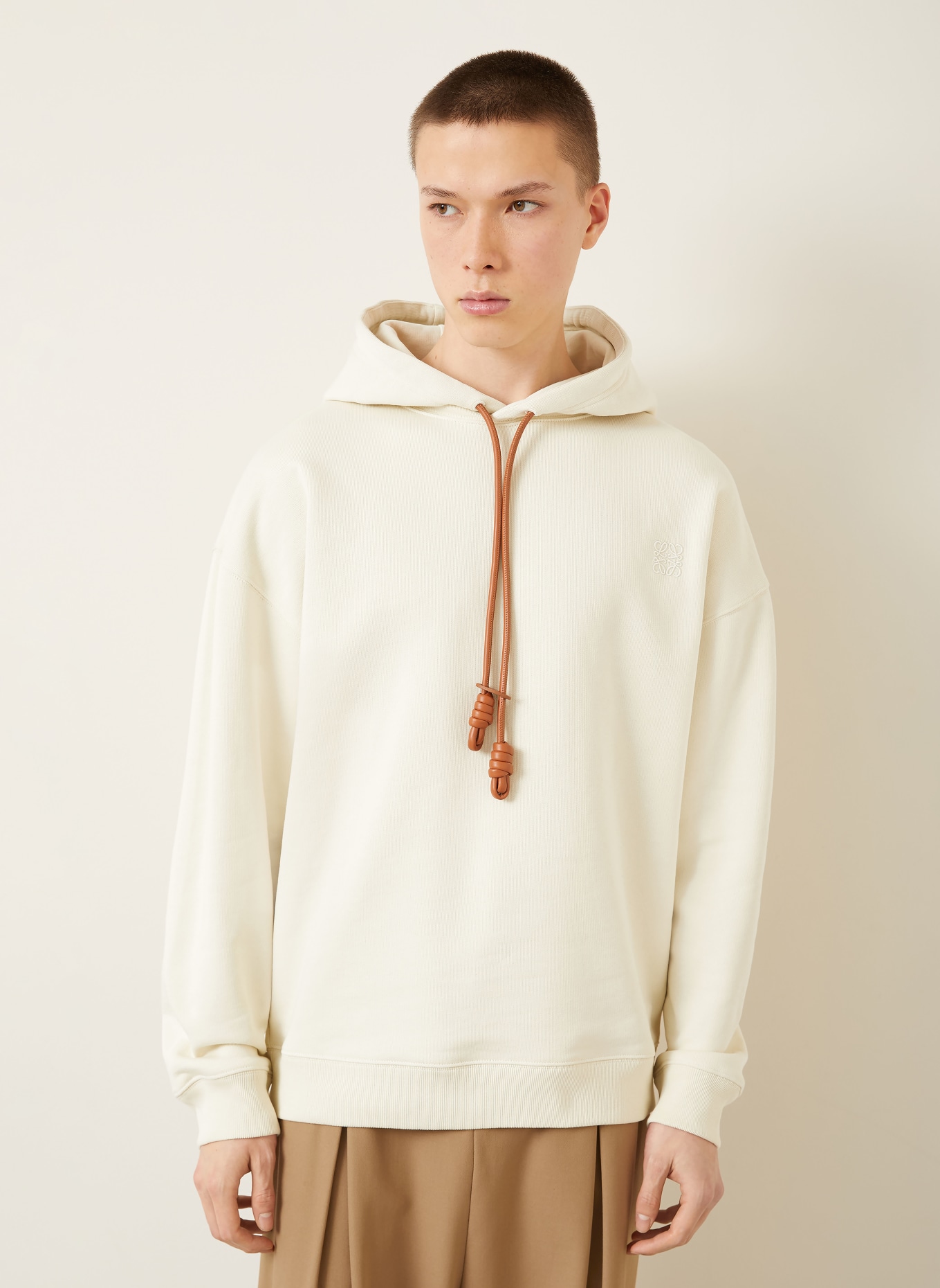 LOEWE Hoodie: BEIGE