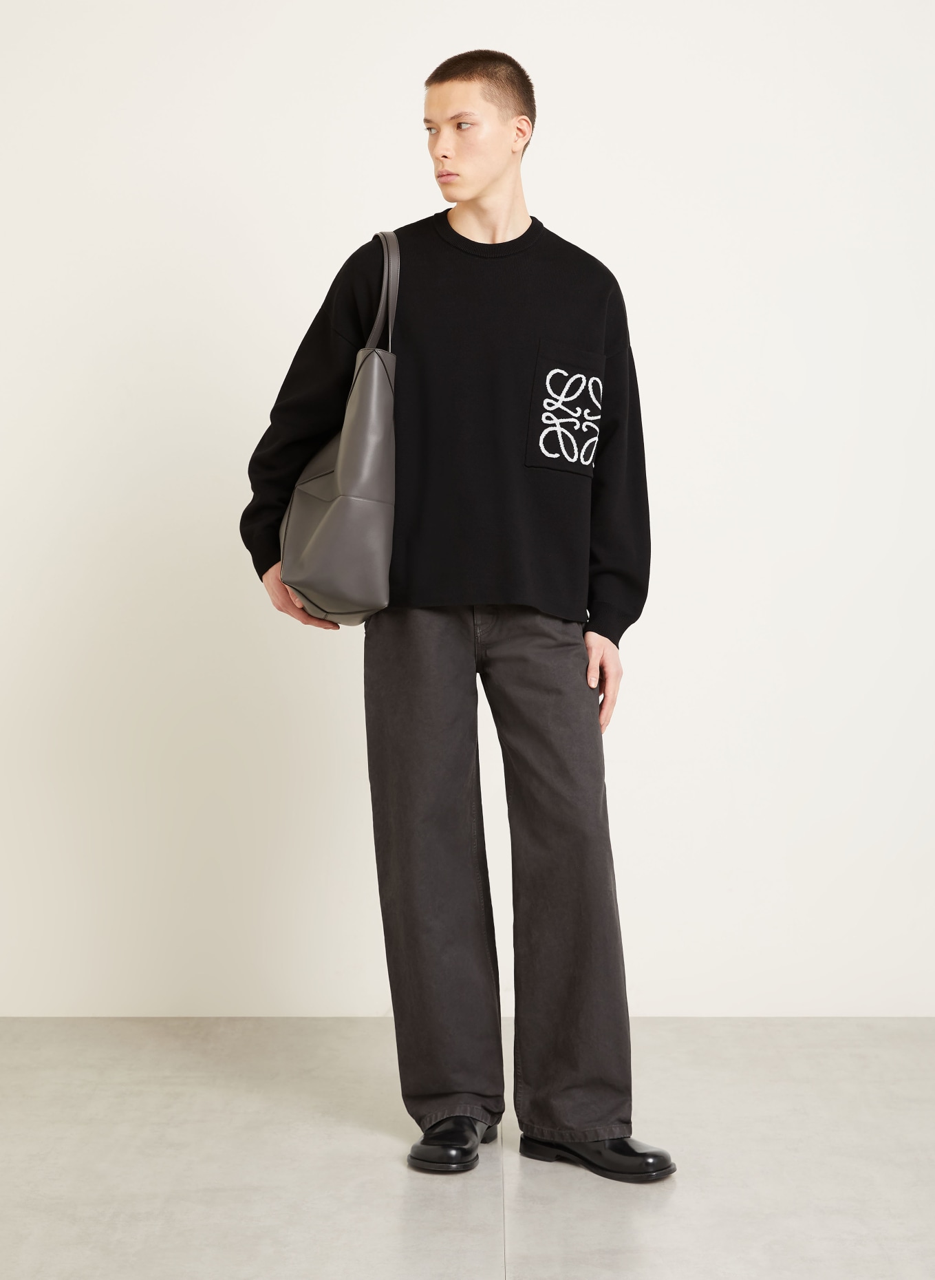 LOEWE Pullover: SCHWARZ
