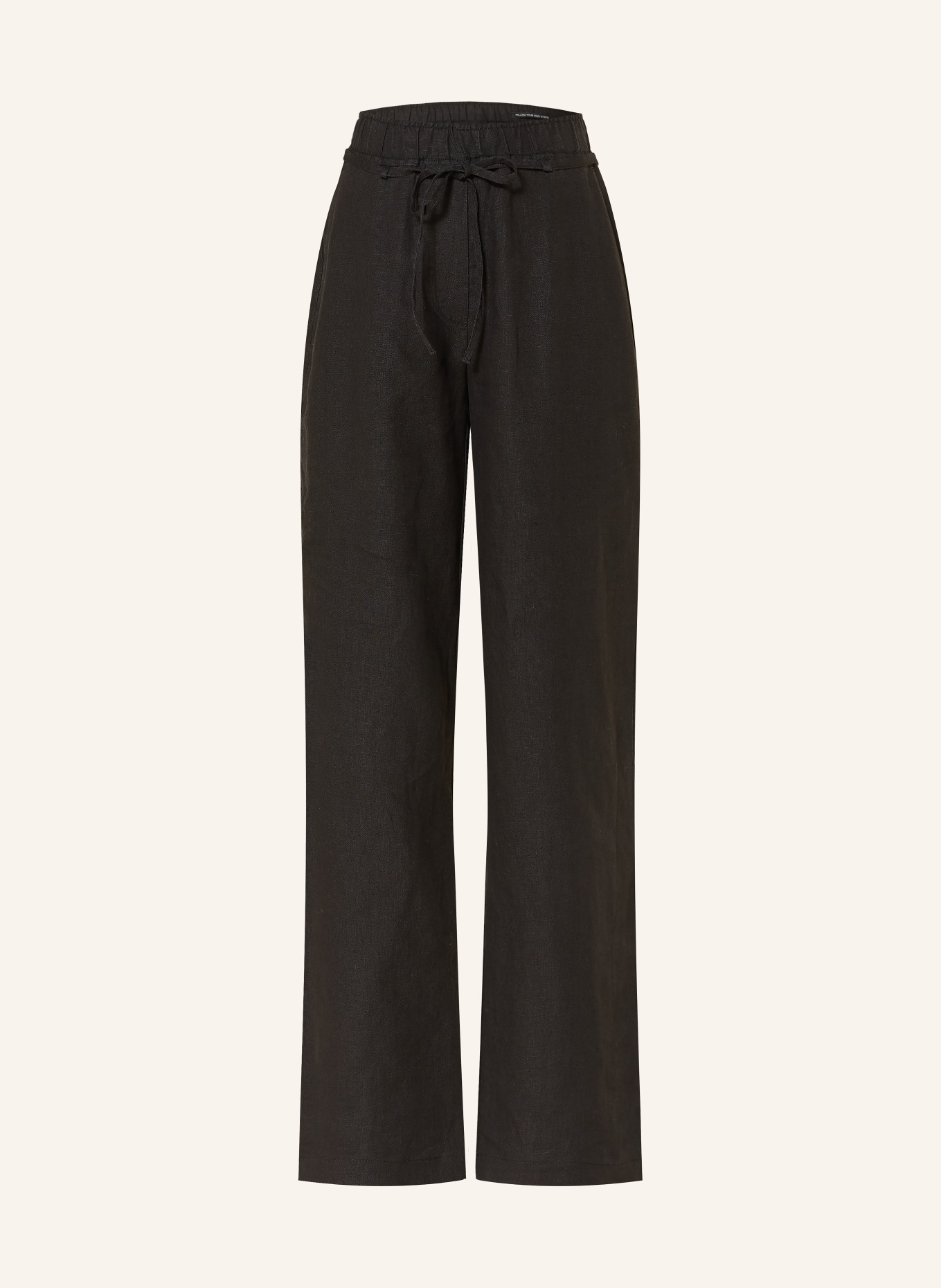 MAC Leinenhose CHIARA: SCHWARZ