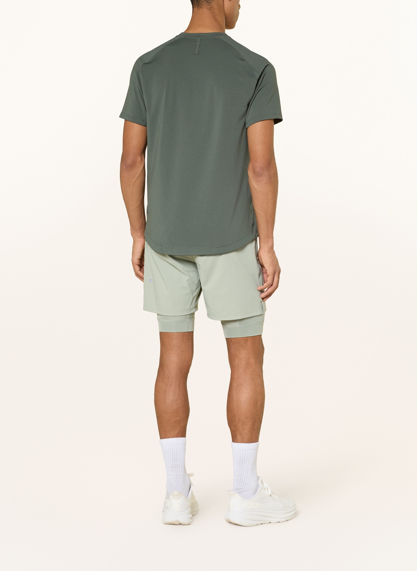 lululemon 2-in-1 training shorts LICENSE TO TRAIN 7IN: LIGHT GREEN