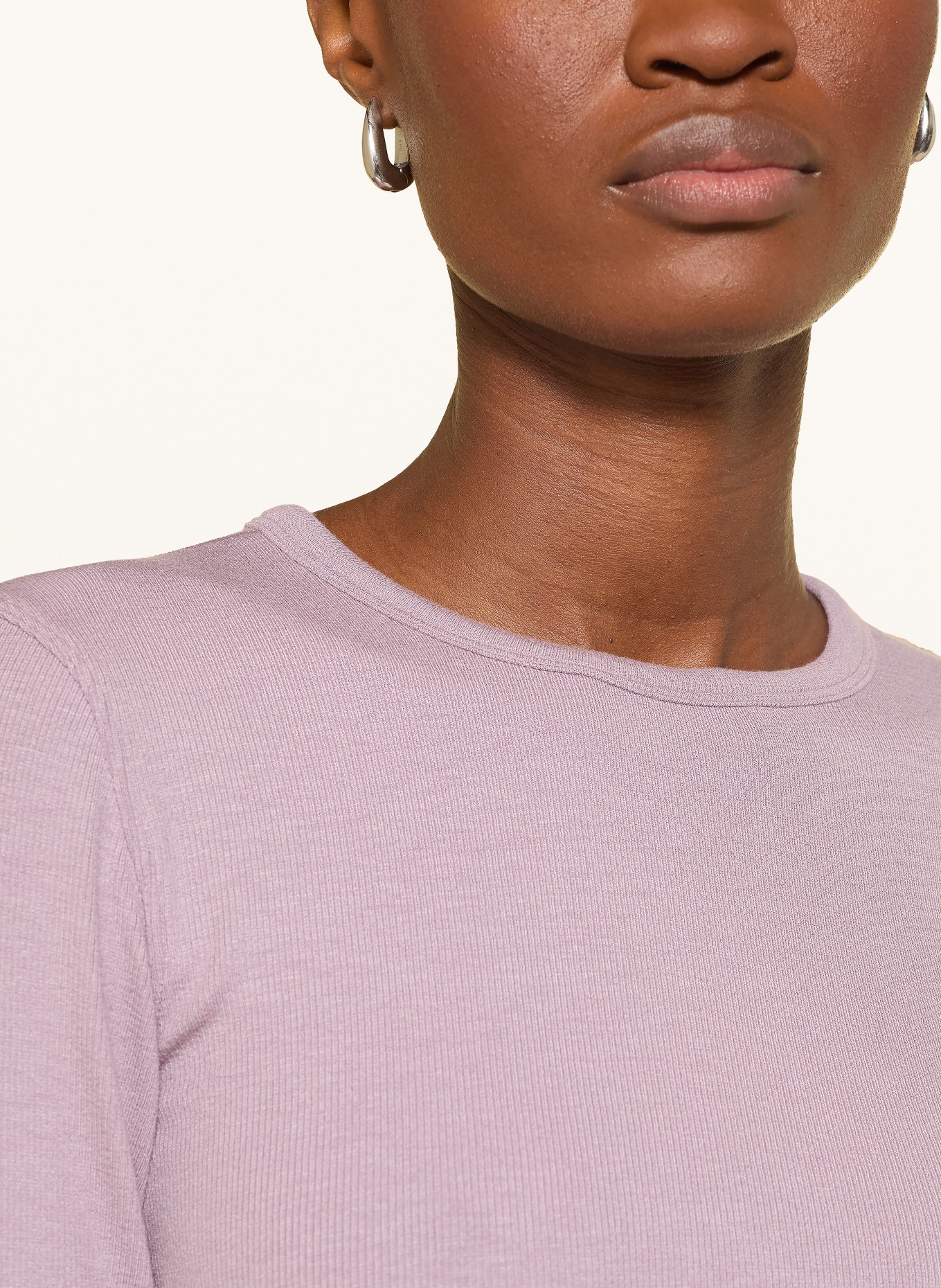 lululemon Tričko s dlouhým rukávem HOLD TIGHT: SVĚTLE FIALOVÁ