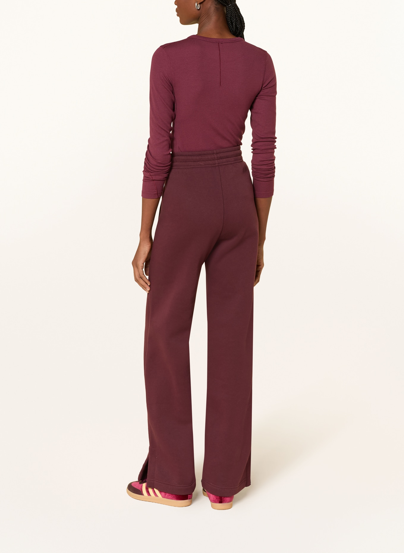 lululemon T-shirt à manches longues HOLD TIGHT: ROUGE FONCÉ