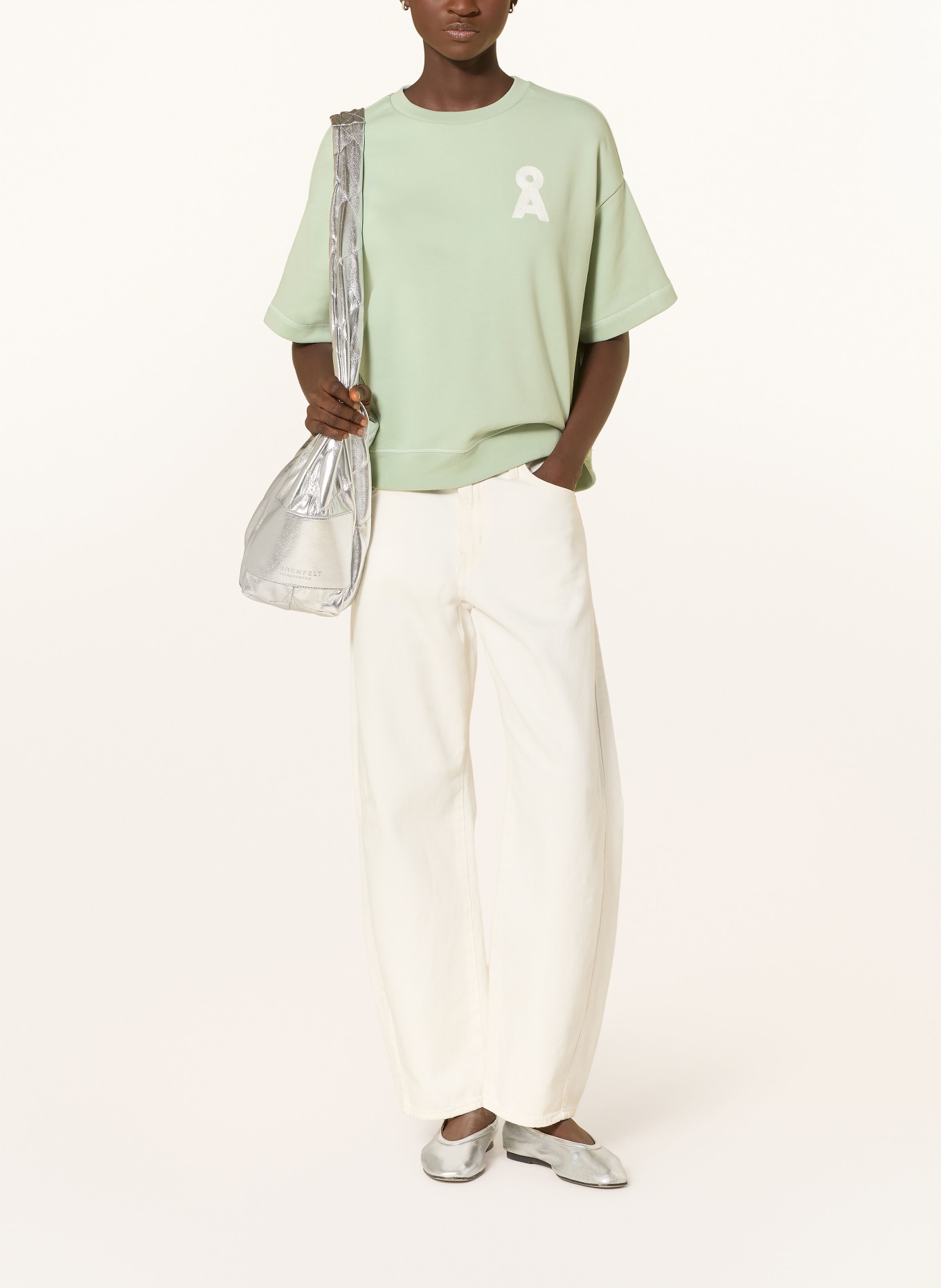 ARMEDANGELS Sweatshirt BAMIKAA: LICHTGROEN