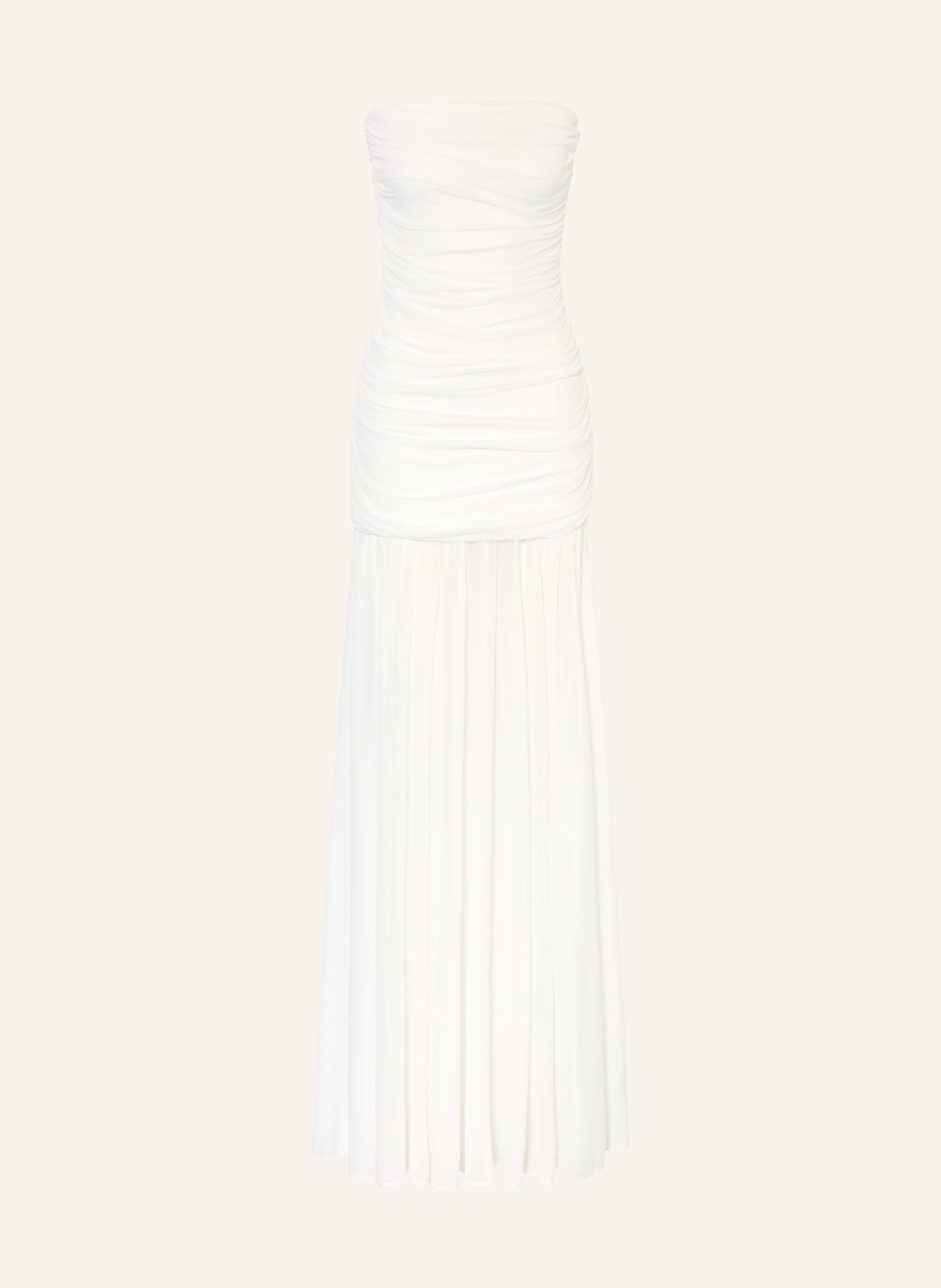 RETROFÊTE ADELE off-shoulder dress: ECRU