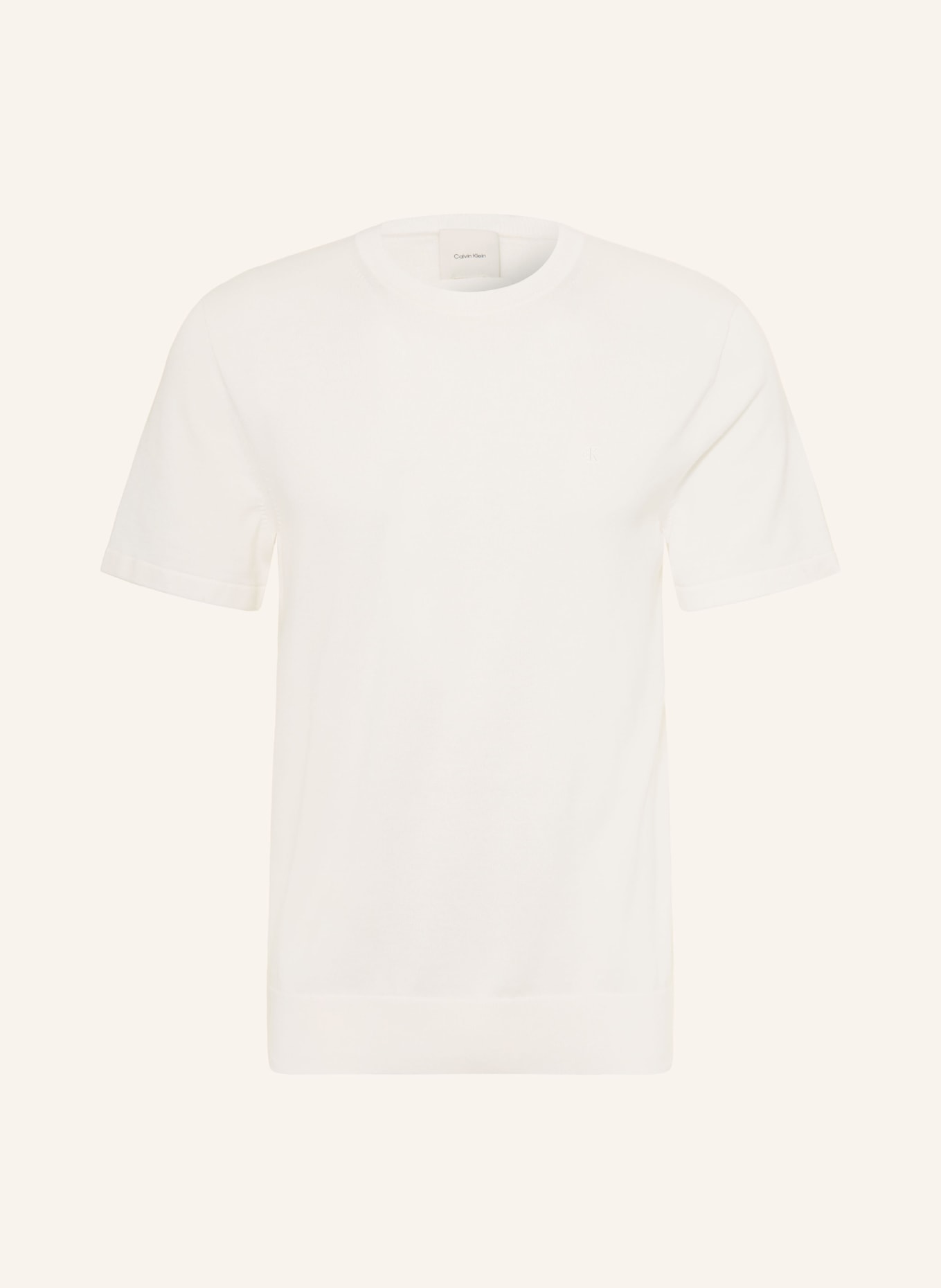 Calvin Klein Strickshirt: CREME