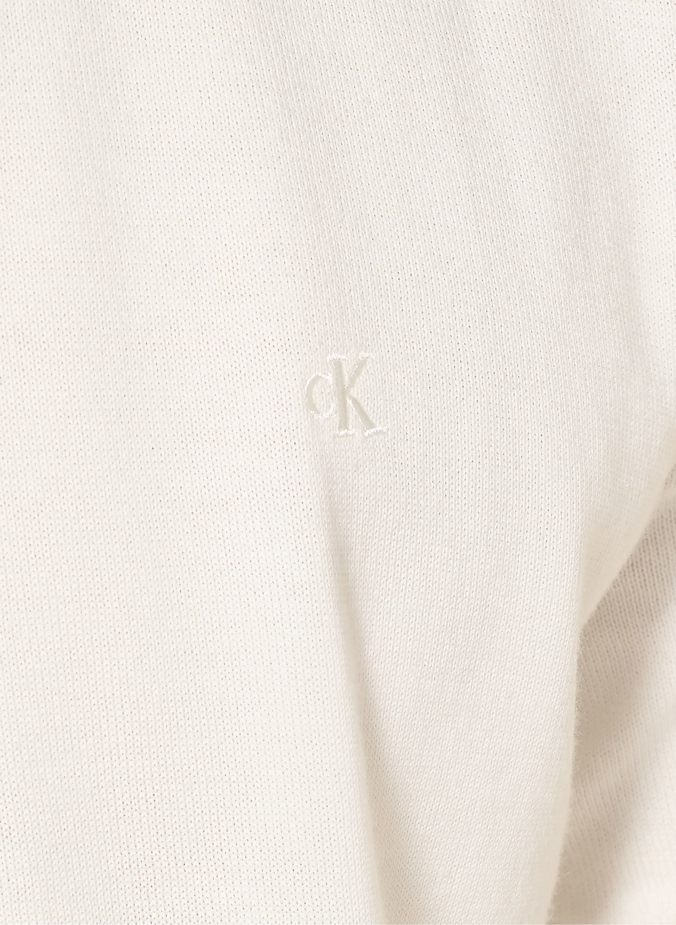 Calvin Klein Strickshirt: CREME