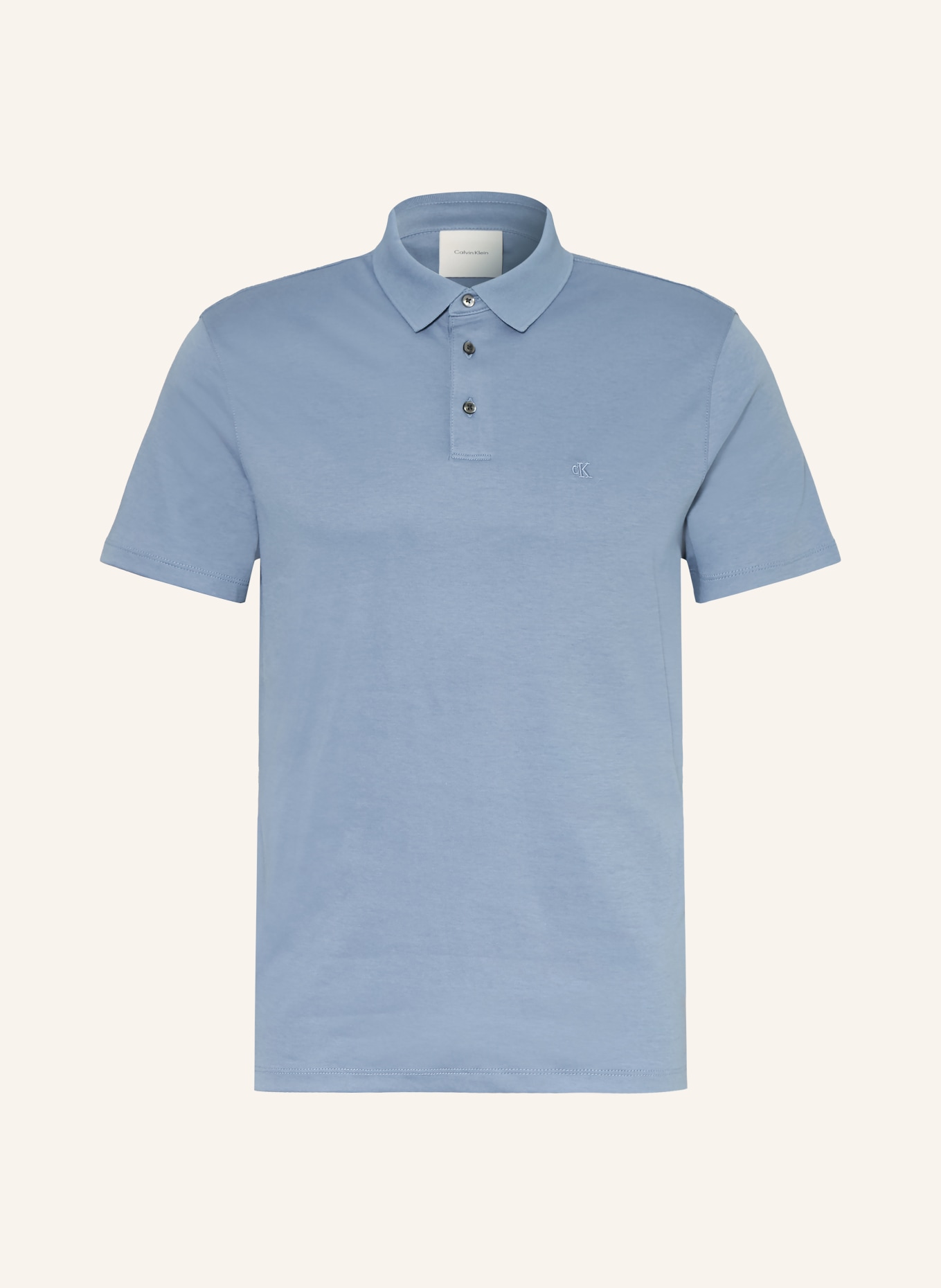 Calvin Klein Koszulka polo z dżerseju classic fit: JASNONIEBIESKI
