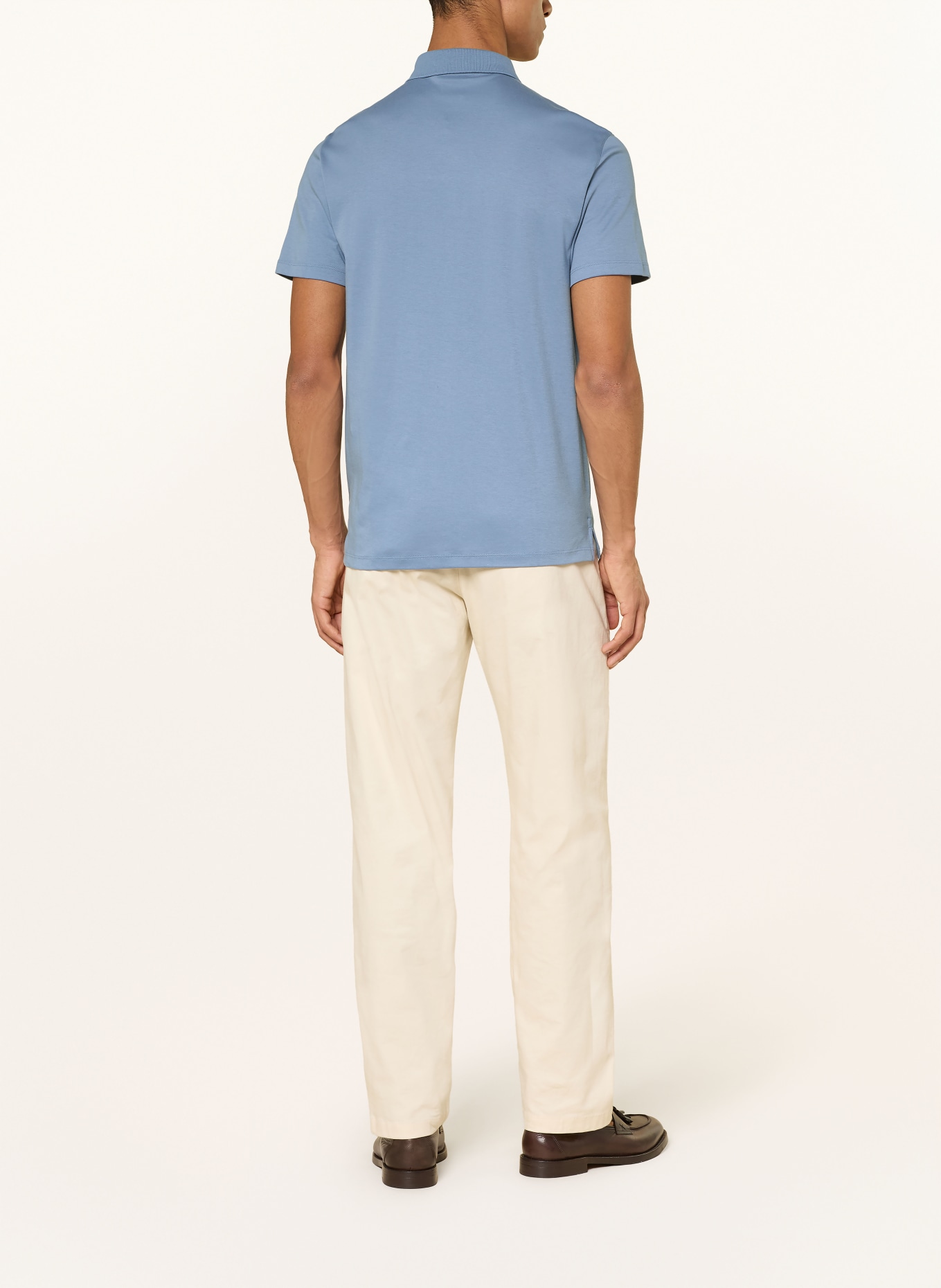 Calvin Klein Koszulka polo z dżerseju classic fit: JASNONIEBIESKI