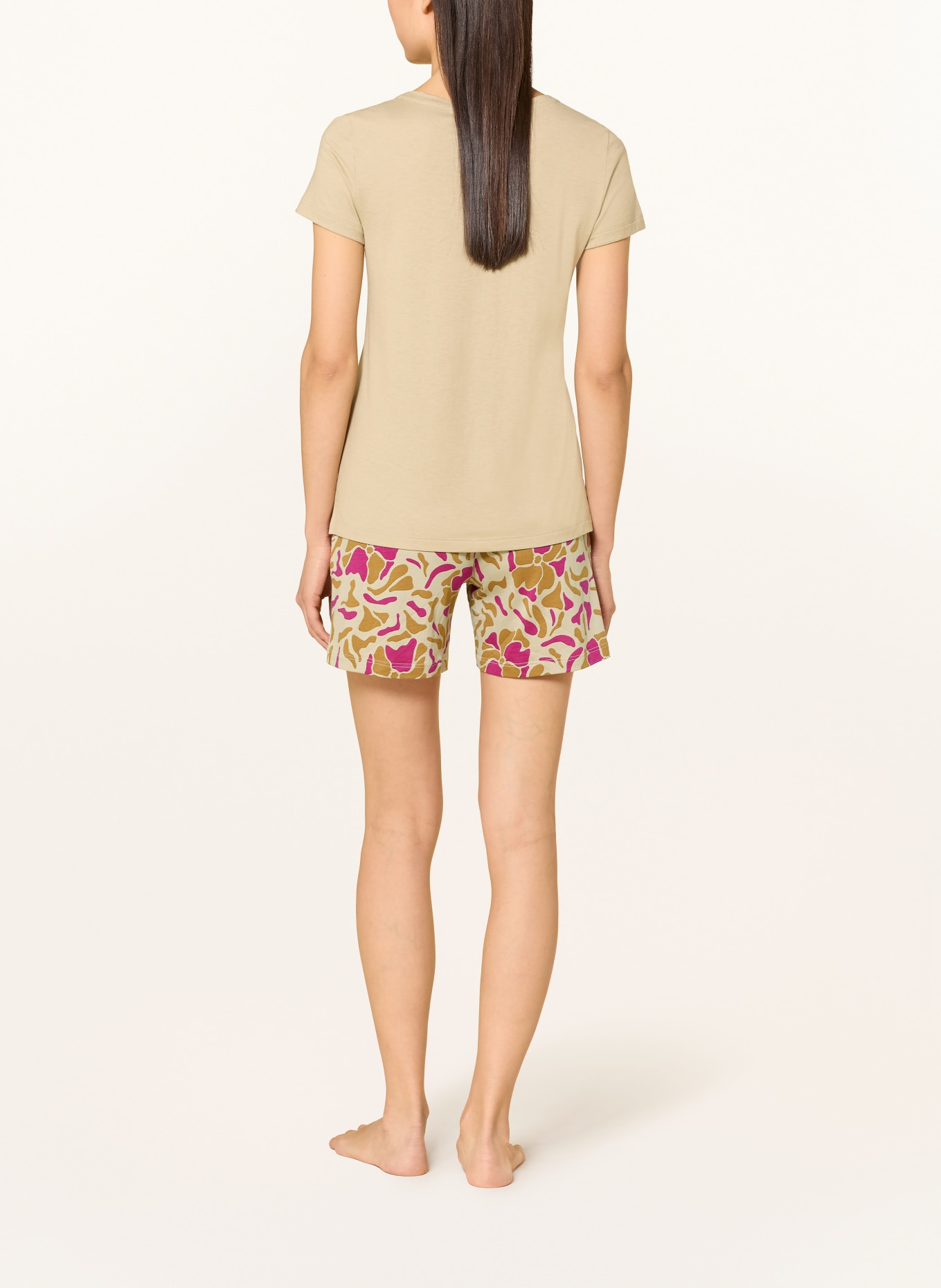 HANRO Pyžamové šortky SLEEP & LOUNGE: FUCHSIOVÁ / KOŇAKOVÁ