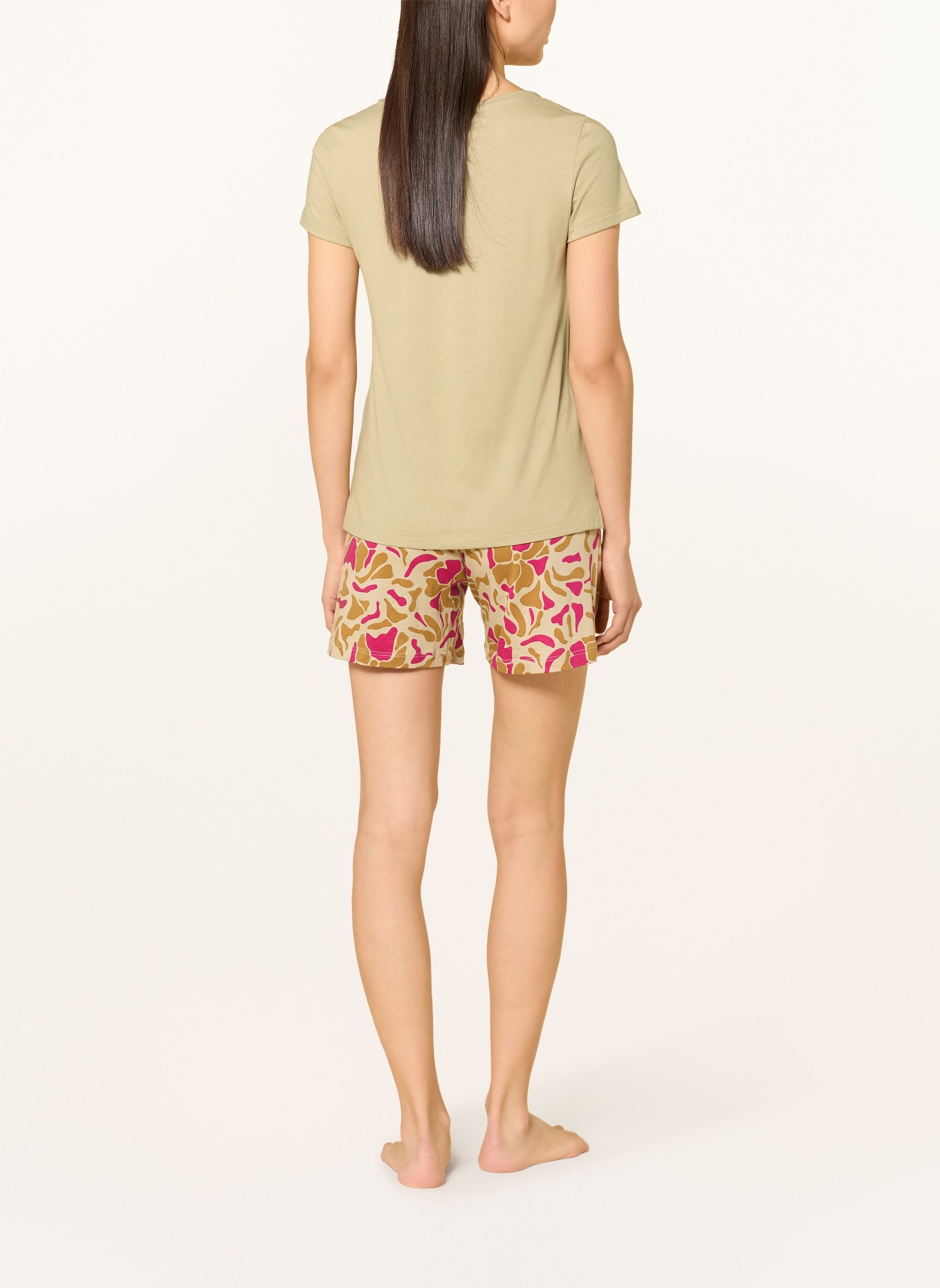 HANRO sleep shirt: OLIVE