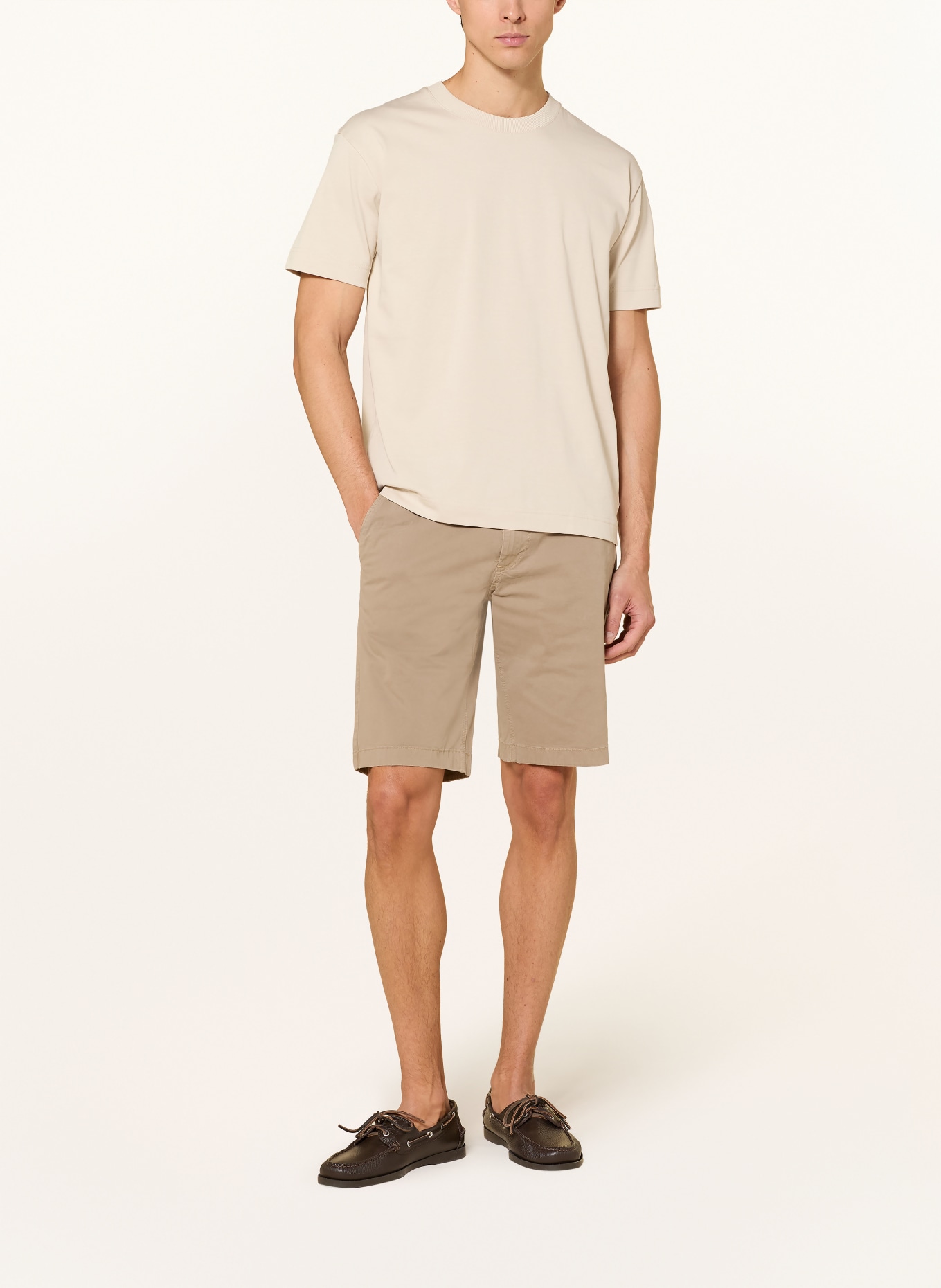 Marc O'Polo Shorts Regular Fit: BEIGE