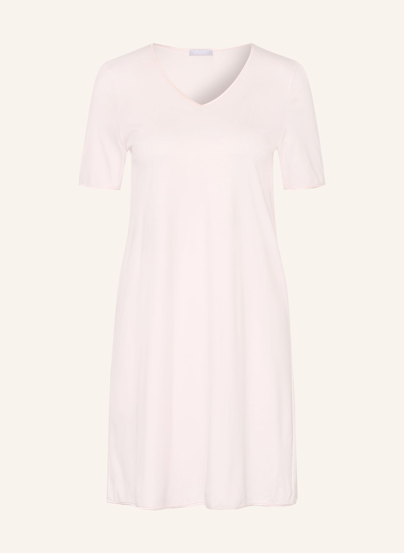 HANRO Noční košile COTTON SILK: SVĚTLE RŮŽOVÁ