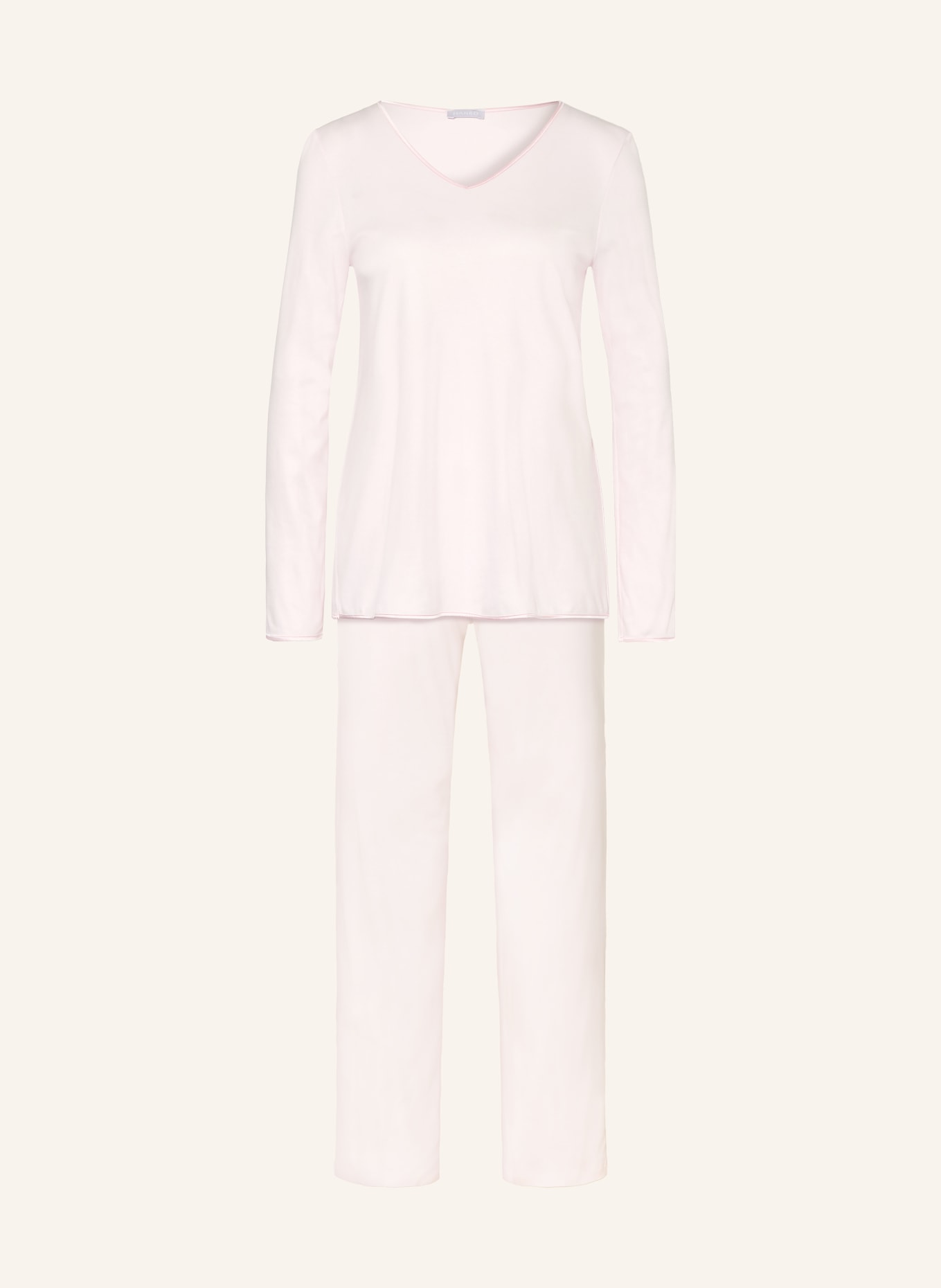 HANRO Pyžamo COTTON SILK: SVĚTLE RŮŽOVÁ